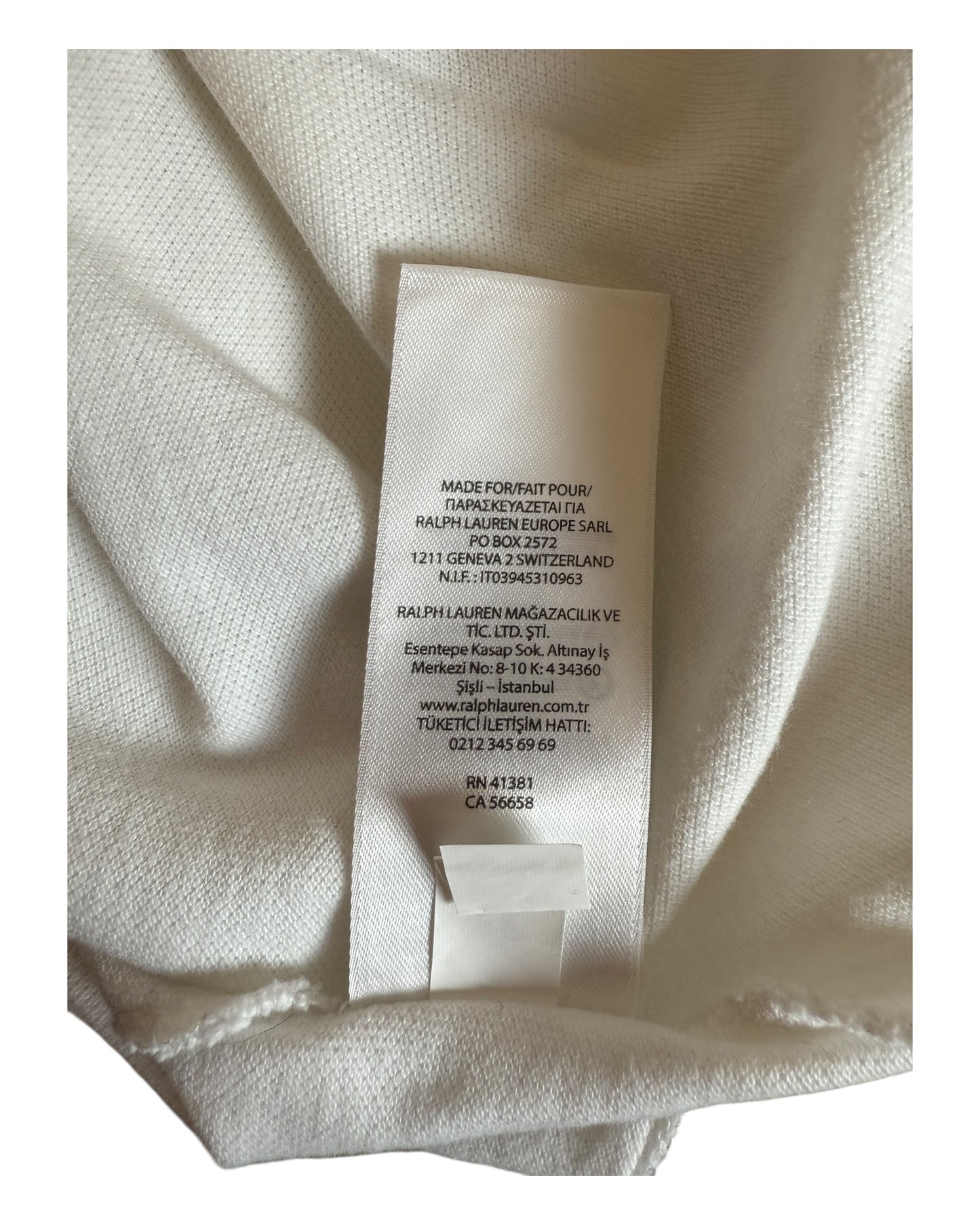 Polo Ralph Lauren Poloshirt weiß Größe M