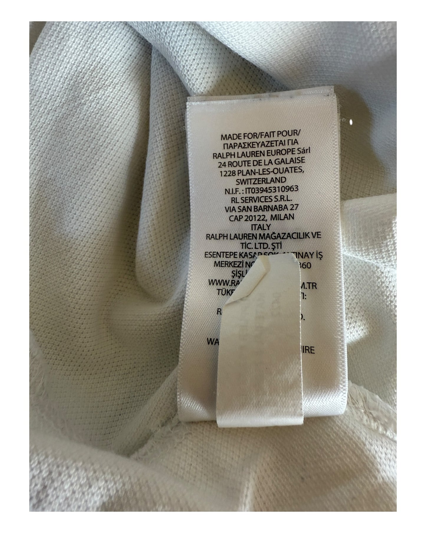 Polo Ralph Lauren Poloshirt weiß Größe L