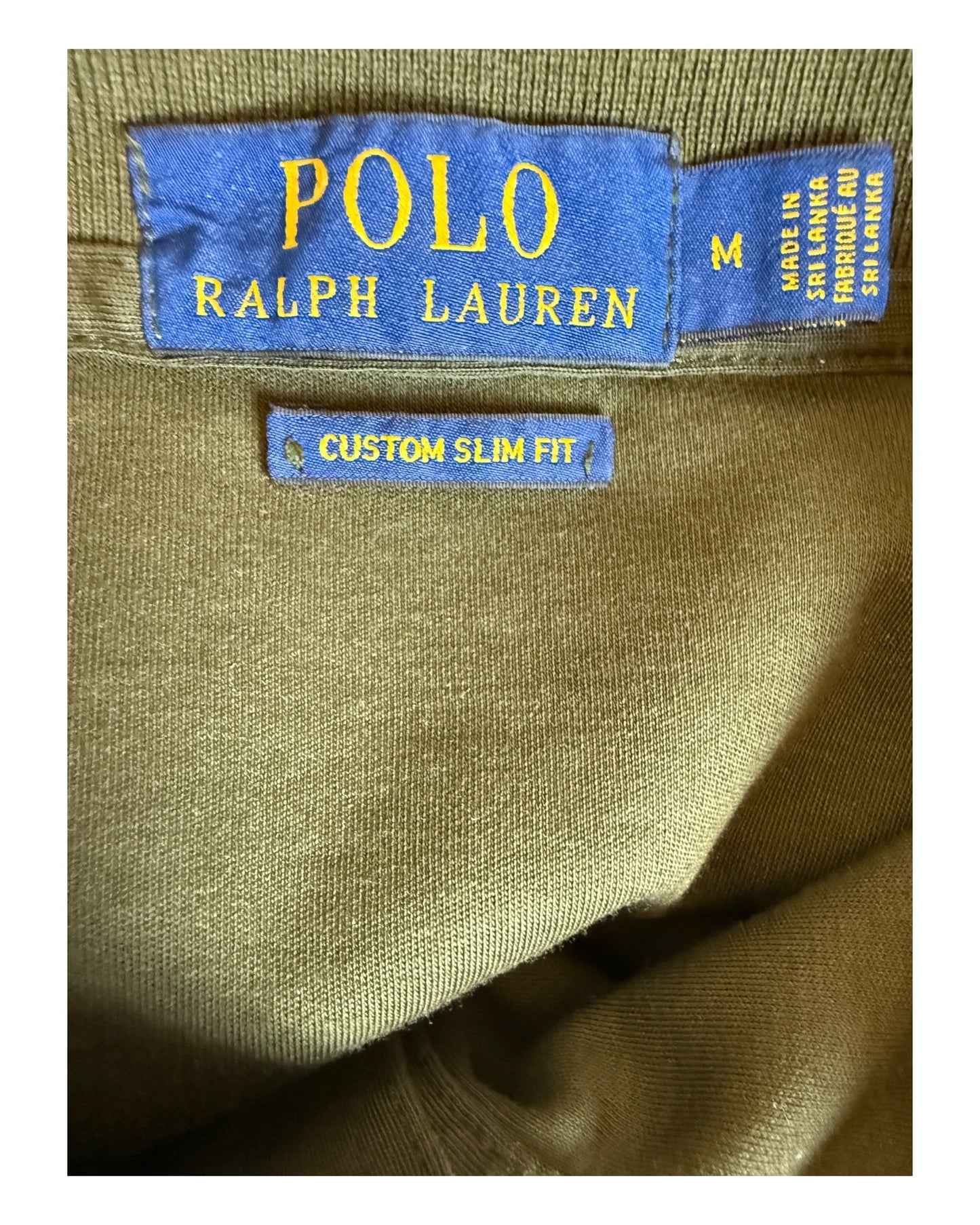 Polo Ralph Lauren Poloshirt olivgrün Größe M