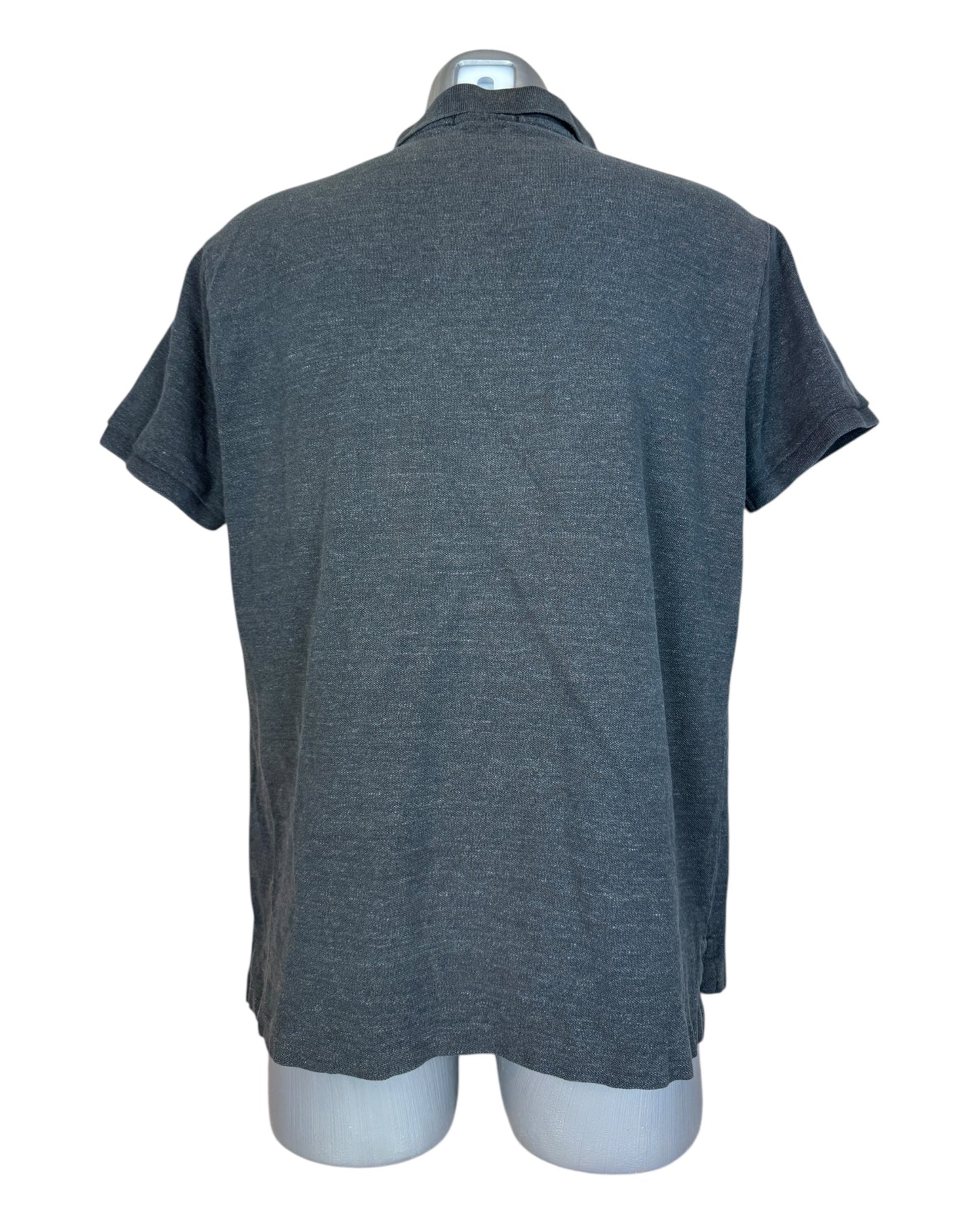 Polo Ralph Lauren Poloshirt schwarz meliert Größe L