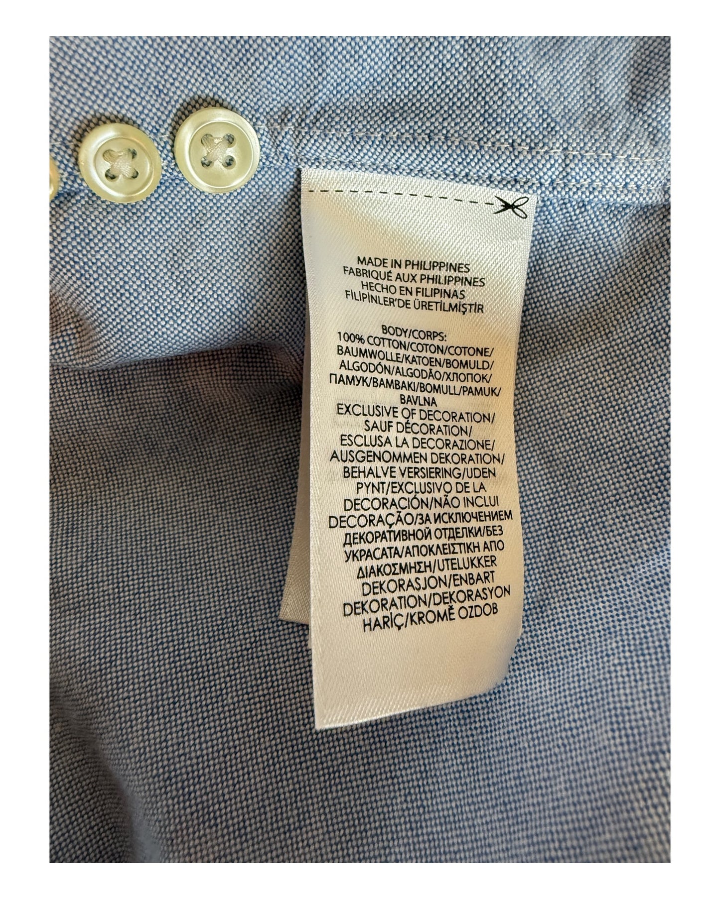 Polo Ralph Lauren Oxfordhemd hellblau Größe M