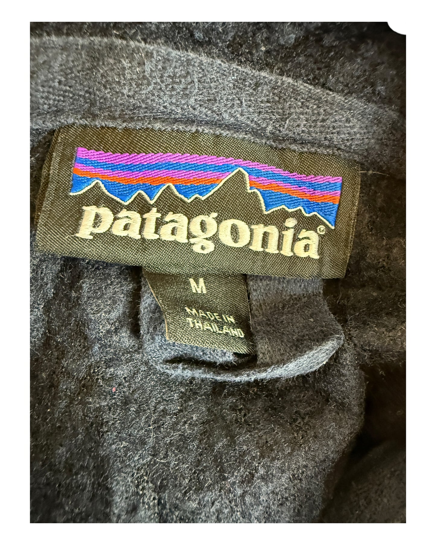 Patagonia Fleece Half Zip marineblau Größe M