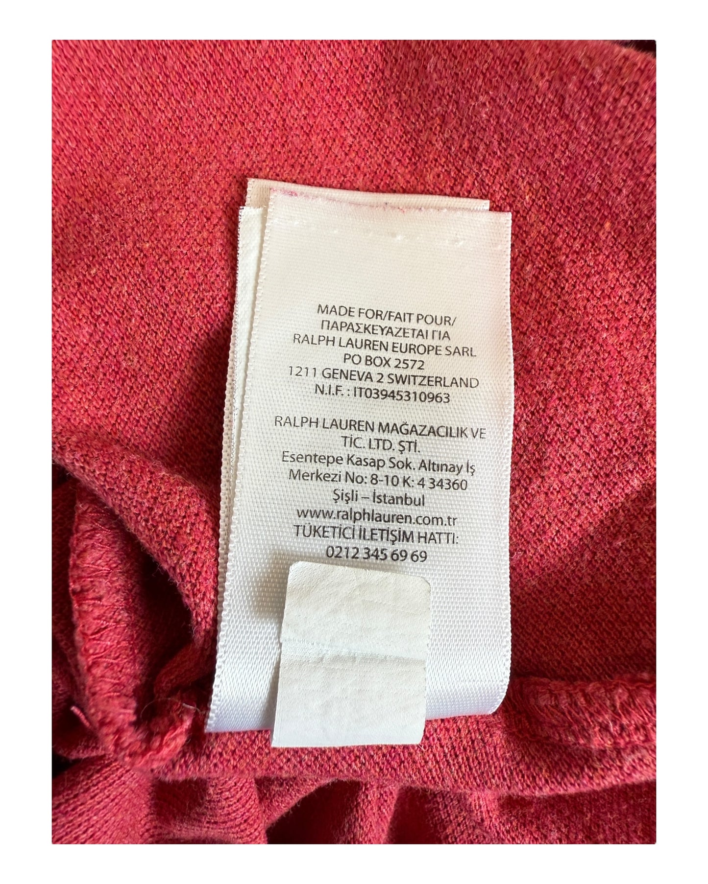 Polo Ralph Lauren Poloshirt rot Größe L