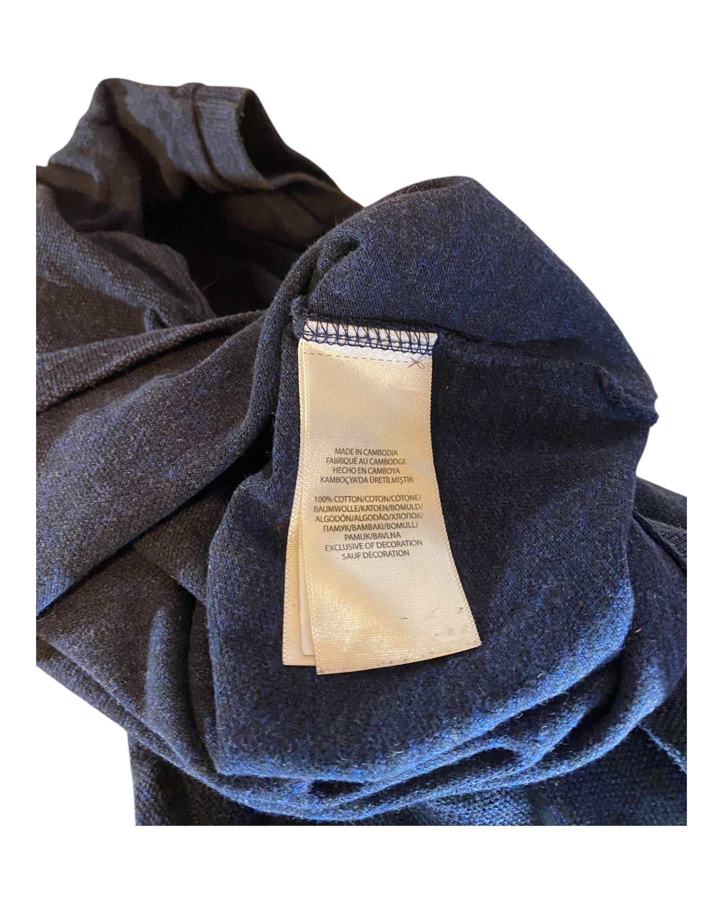 Polo Ralph Lauren Poloshirt marineblau meliert Größe L