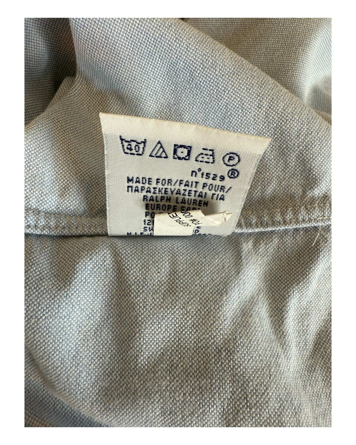 Polo Ralph Lauren Oxfordhemd hellblau Größe M