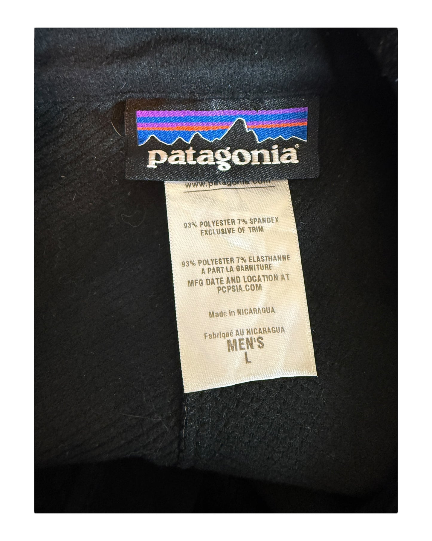 Patagonia Softshell Weste schwarz Größe L