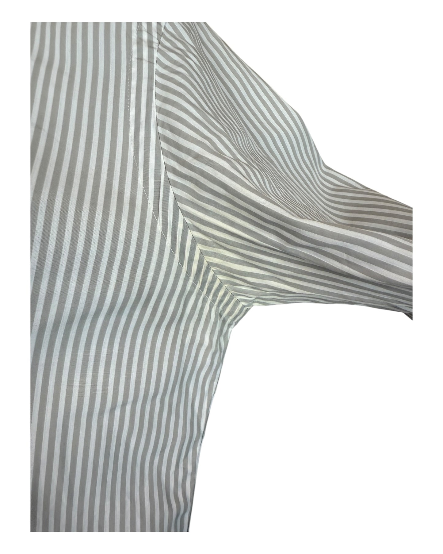 Polo Ralph Lauren Hemd grau weiß gestreift Größe M