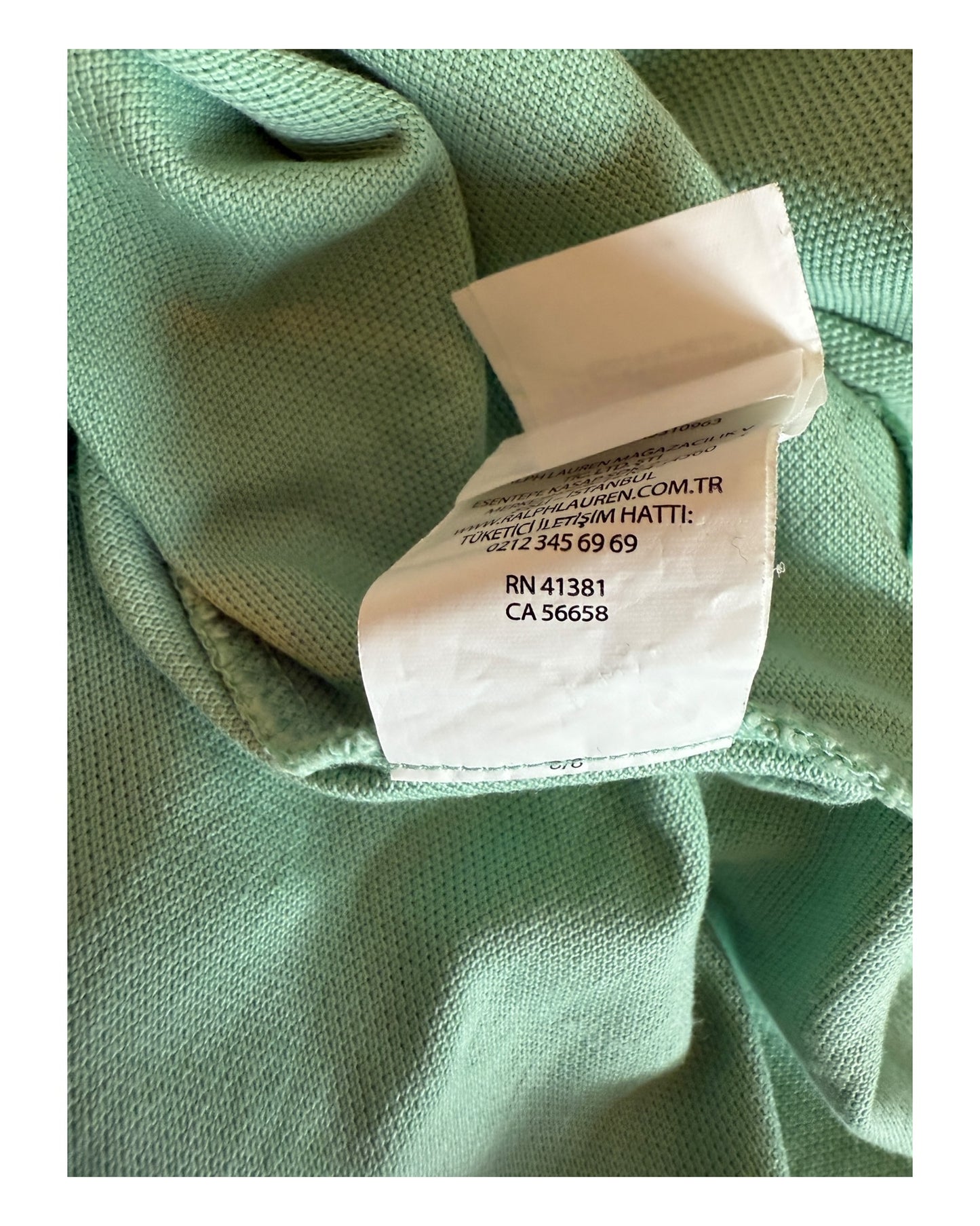 Polo Ralph Lauren Poloshirt mint Größe L