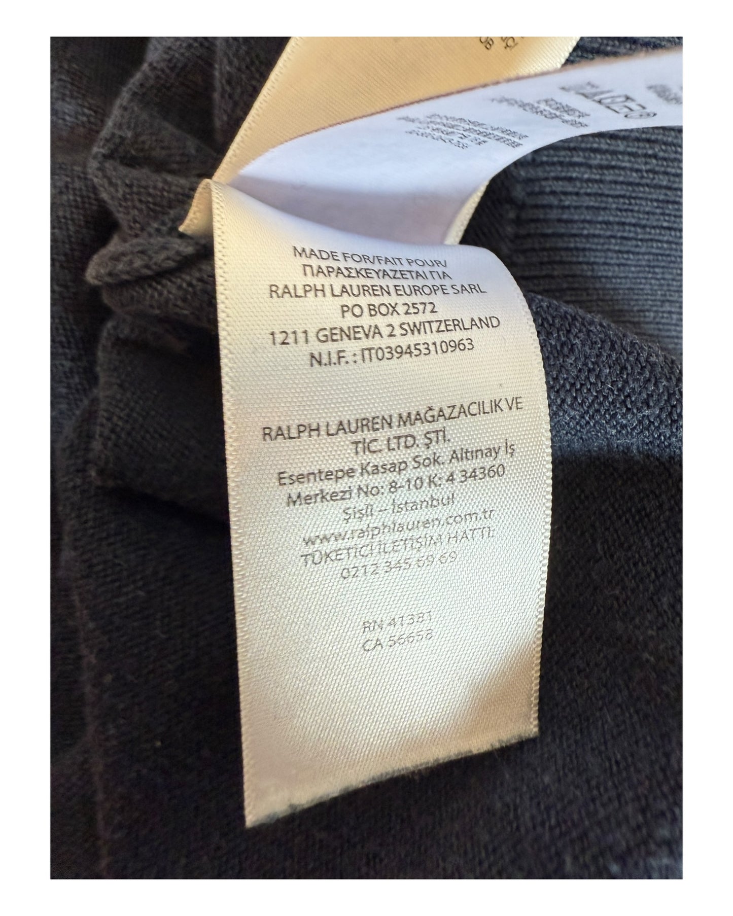 Polo Ralph Lauren Pullover marineblau Größe M