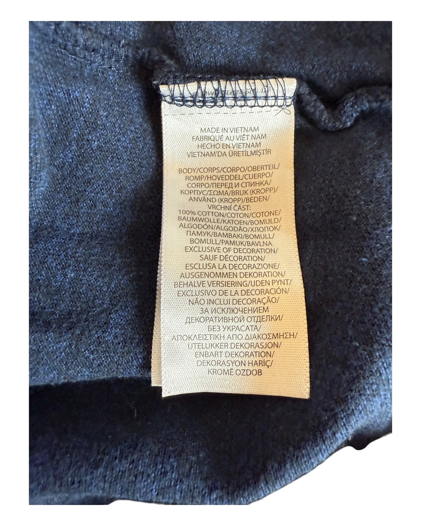 Polo Ralph Lauren Poloshirt marineblau meliert Größe L