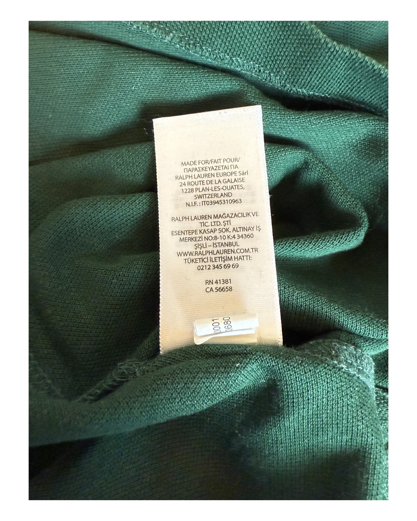 Polo Ralph Lauren Poloshirt dunkelgrün Größe L