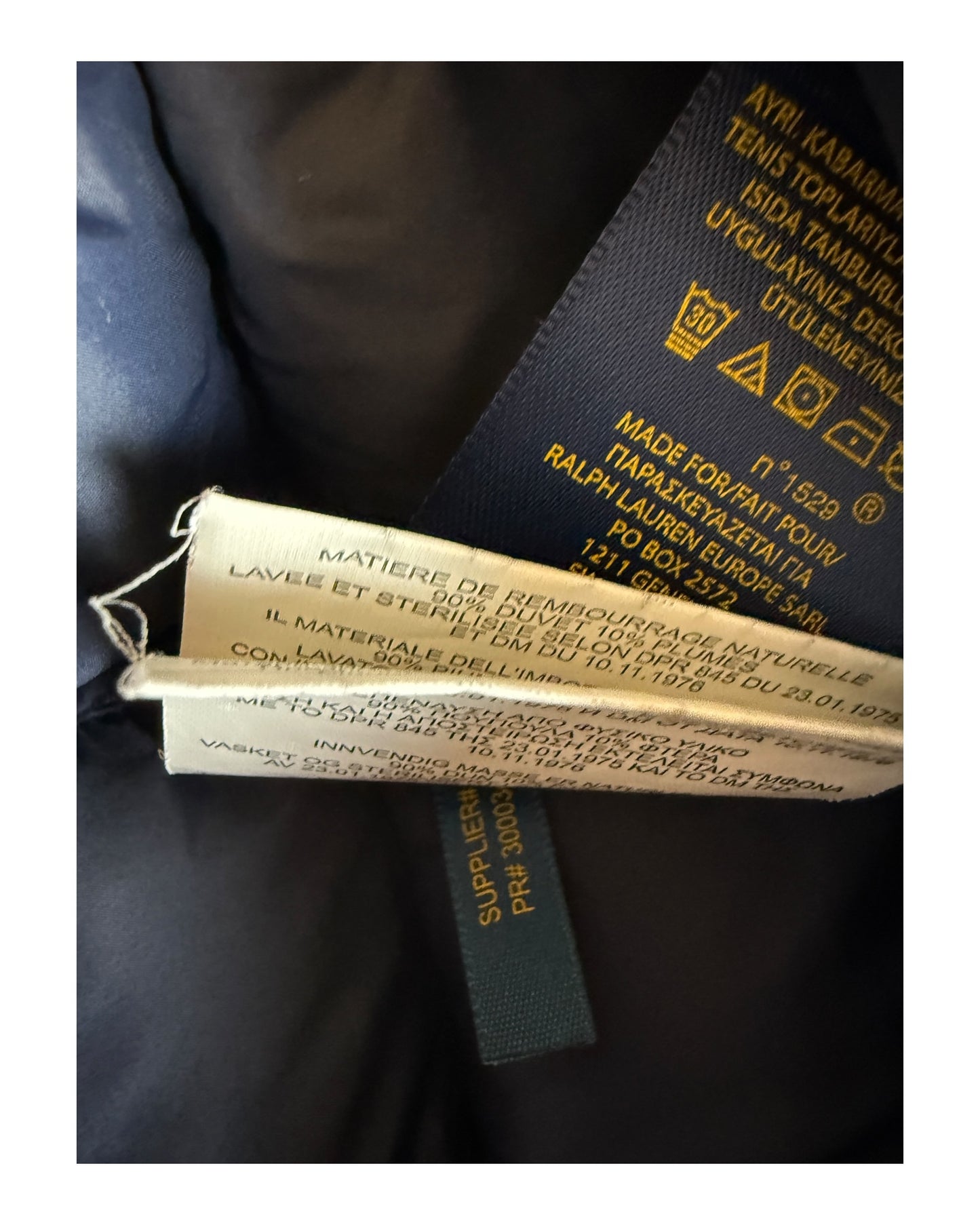 Polo Ralph Lauren Daunenweste marineblau Größe L