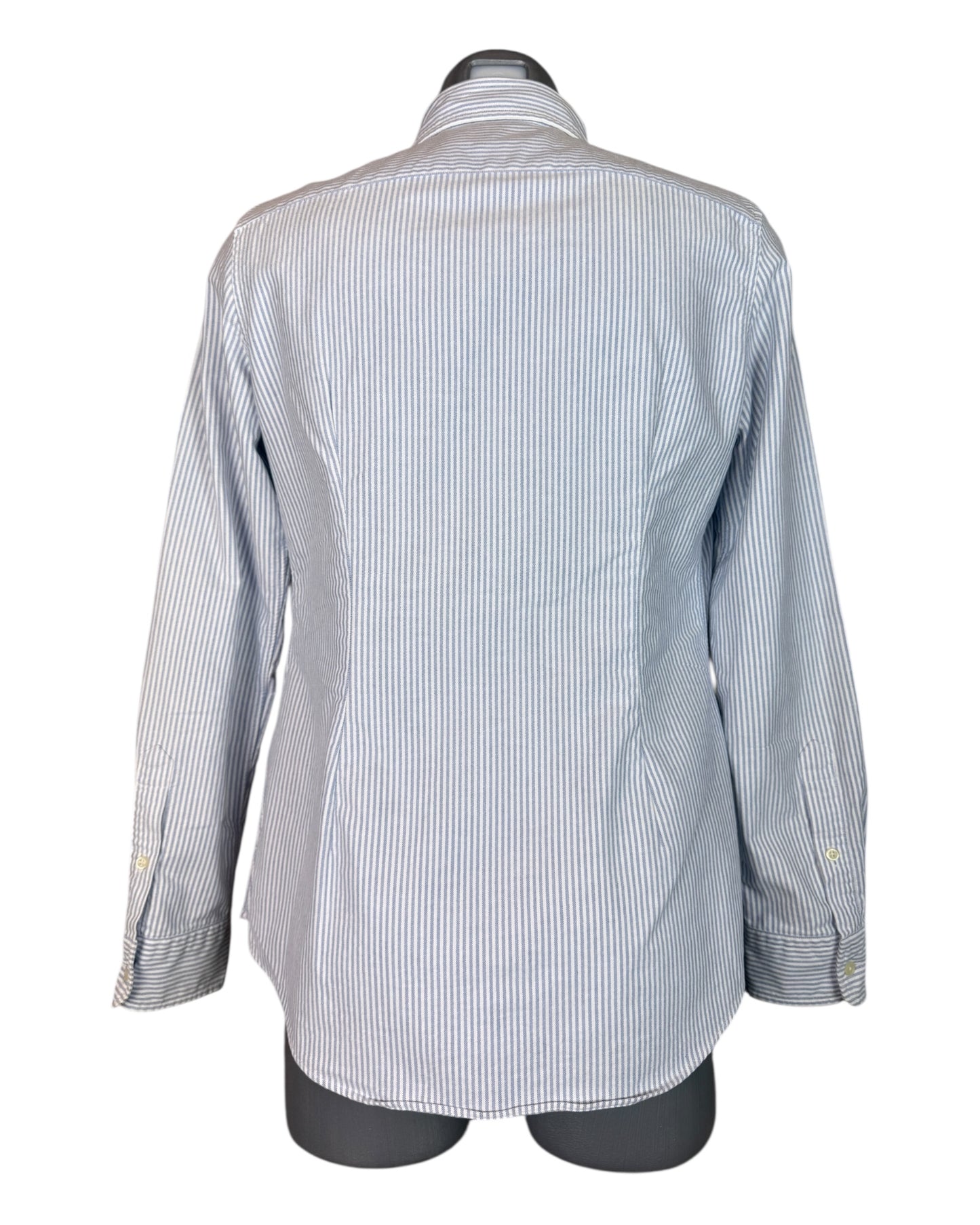 Polo Ralph Lauren Oxfordhemd Bluse blau weiß gestreift Größe M