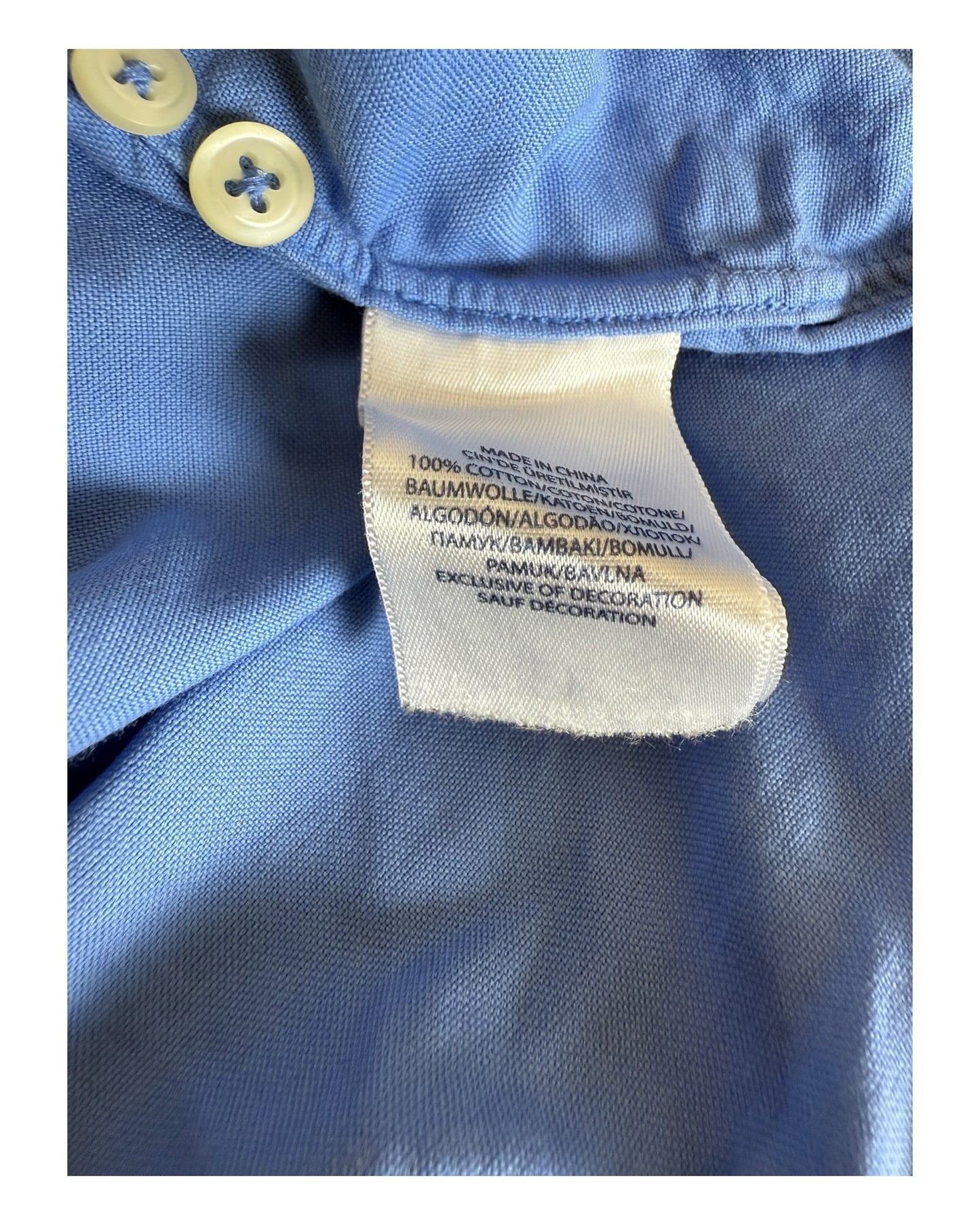 Polo Ralph Lauren Hemd hellblau Größe M