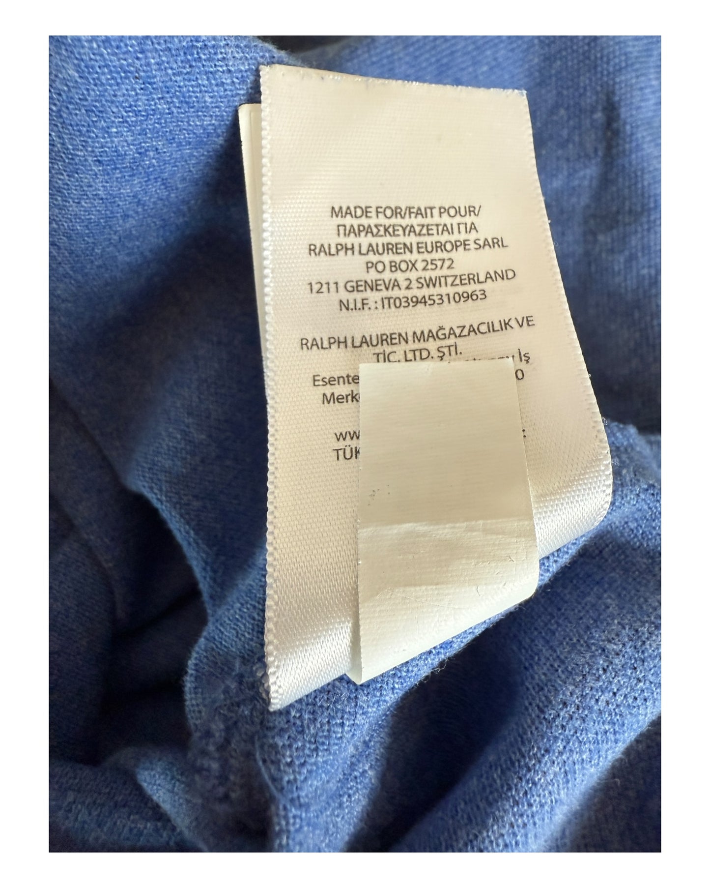 Polo Ralph Lauren Poloshirt blau Größe M