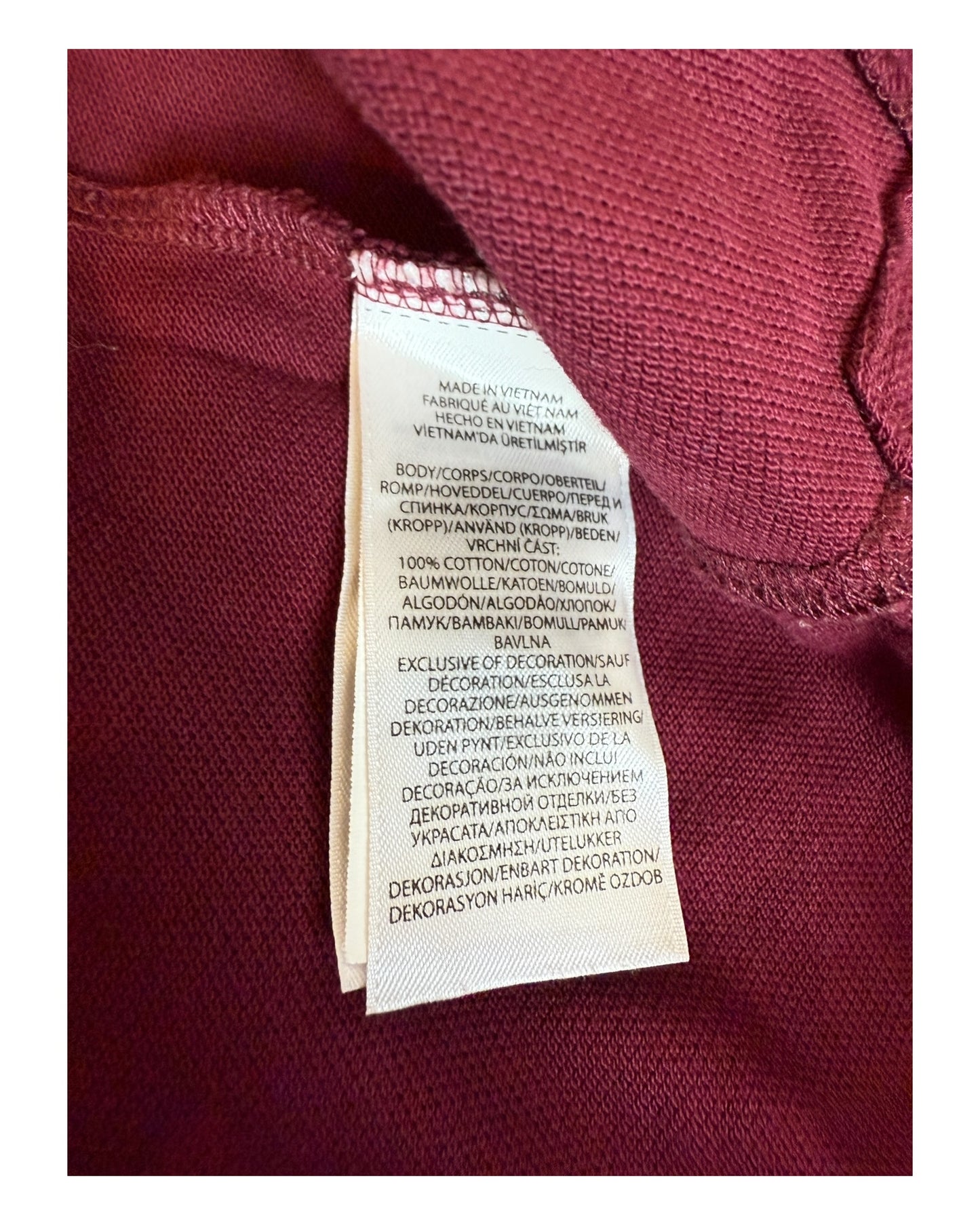 Polo Ralph Lauren Poloshirt bordeauxrot Größe L