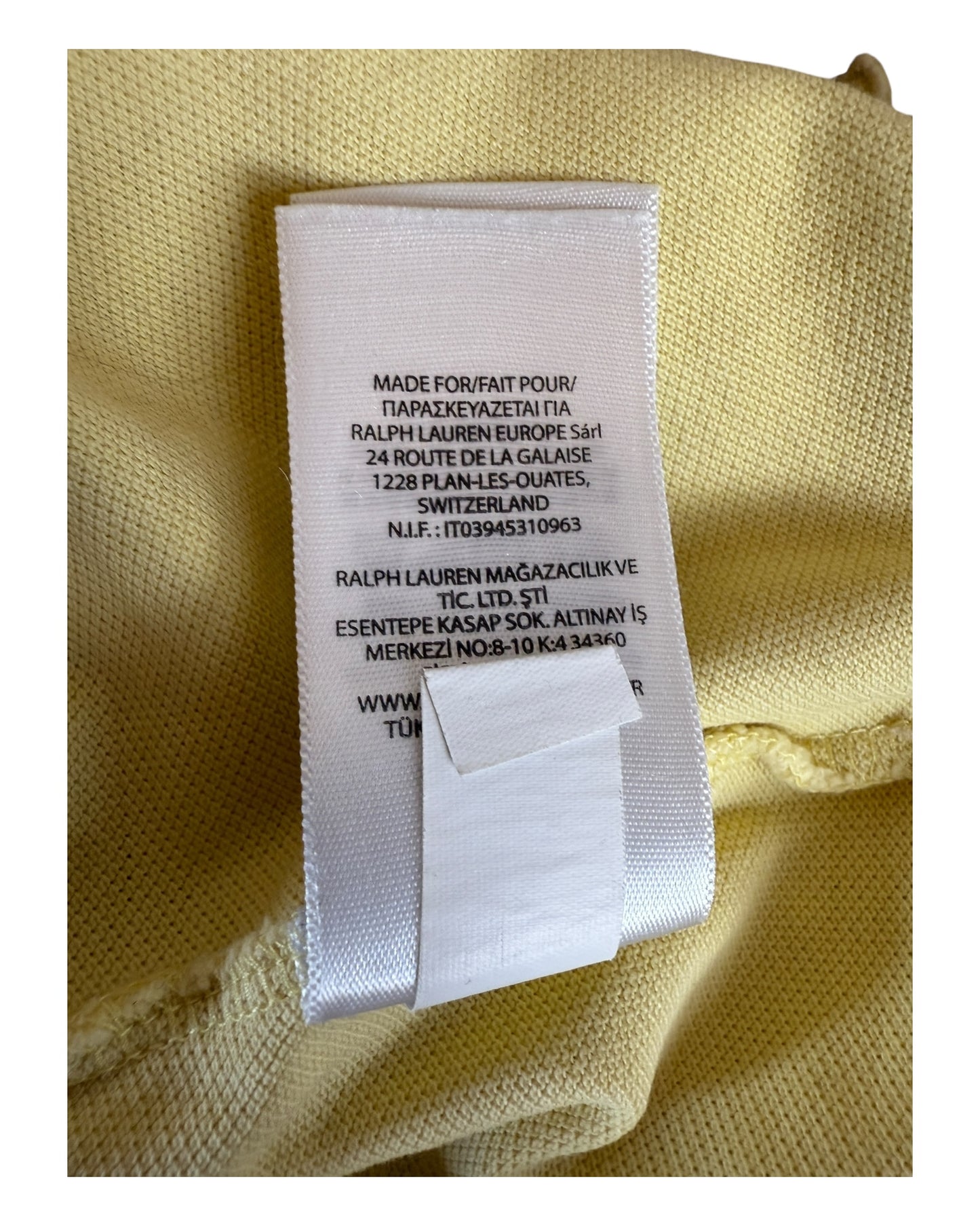 Polo Ralph Lauren Poloshirt gelb Größe M