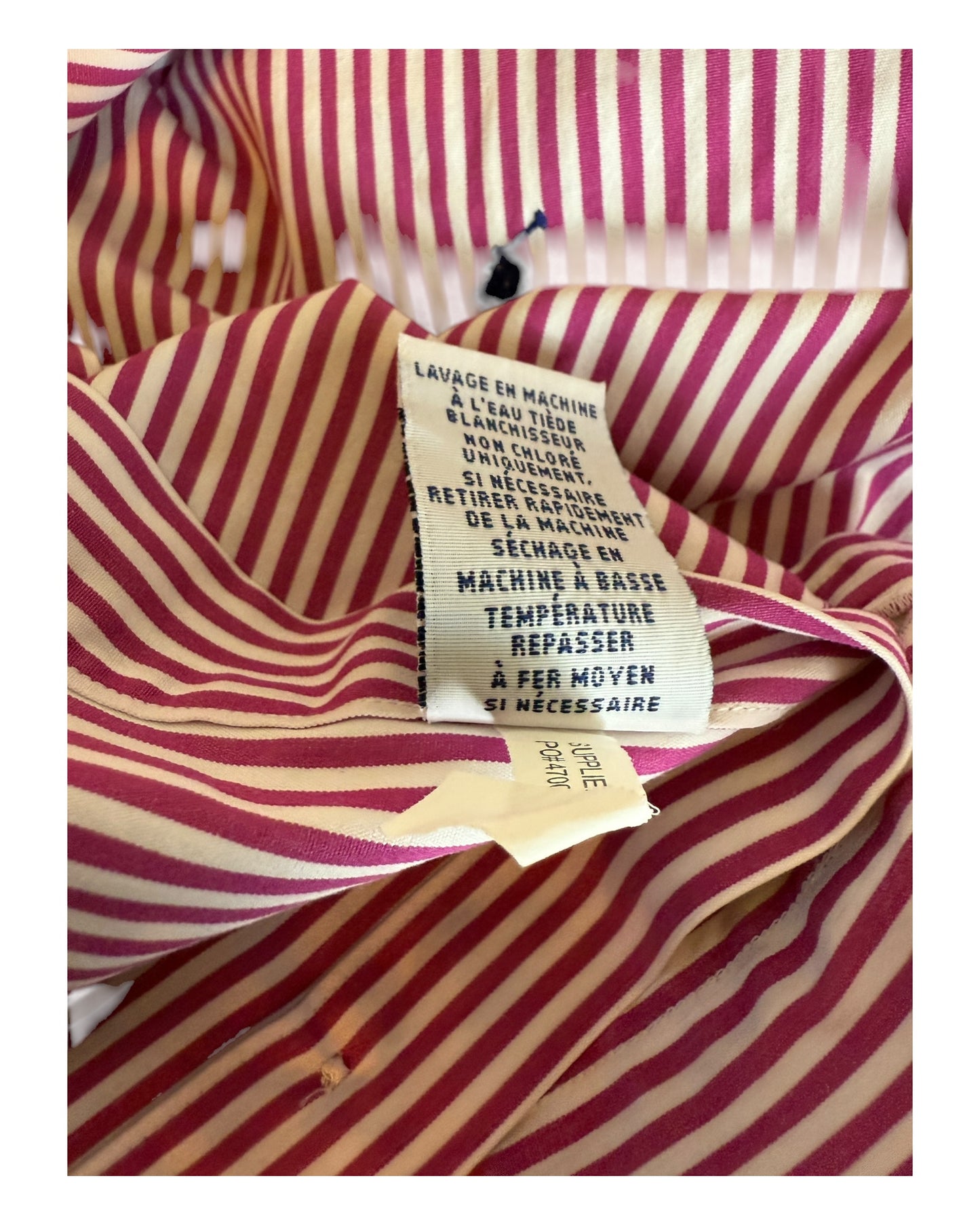 Polo Ralph Lauren Hemd rosa weiß gestreift Größe M