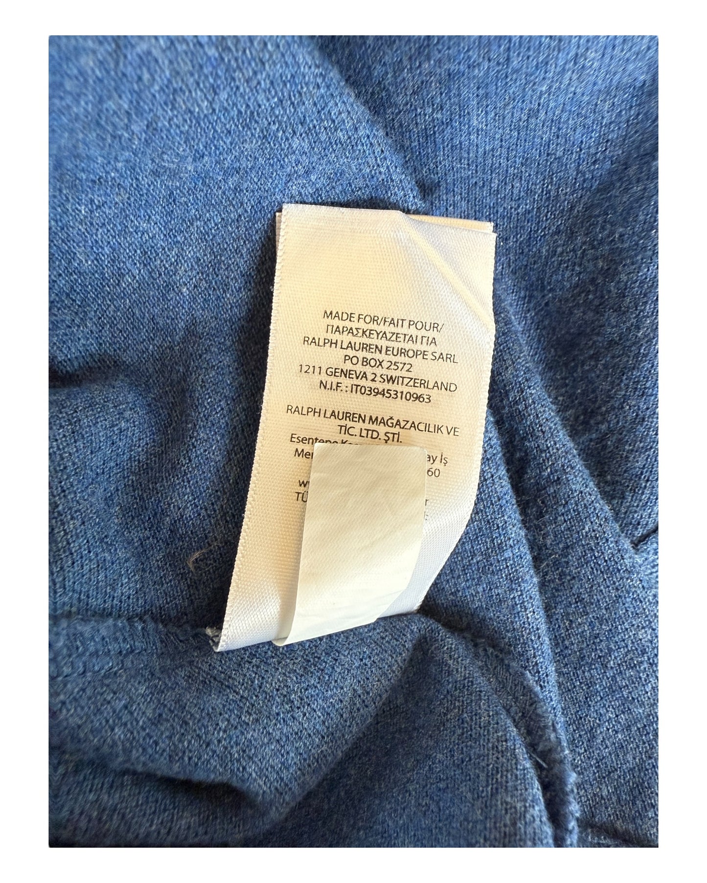 Polo Ralph Lauren Poloshirt blau Größe L