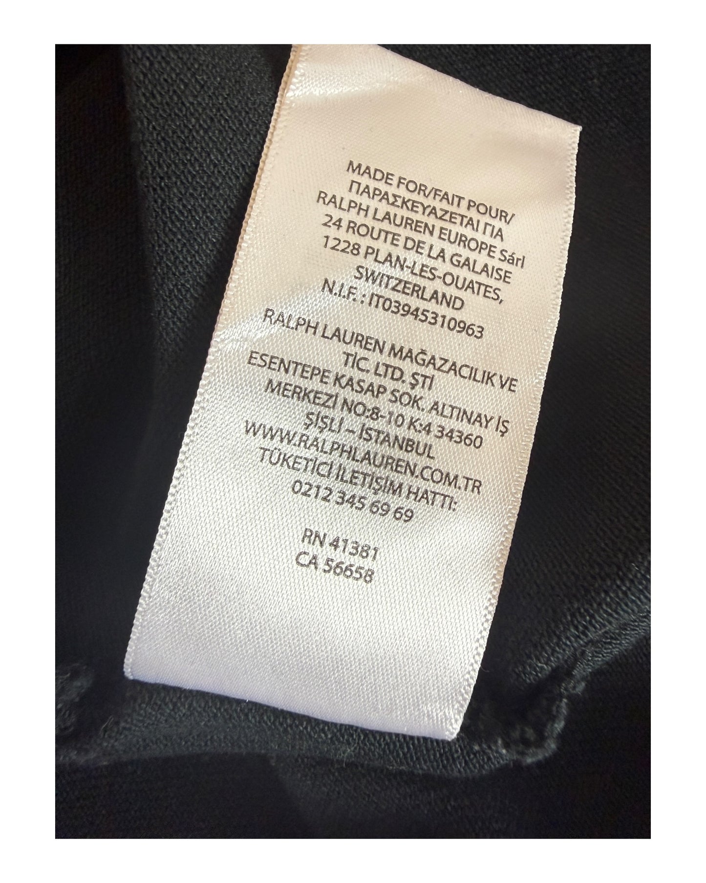 Polo Ralph Lauren Poloshirt schwarz Größe M