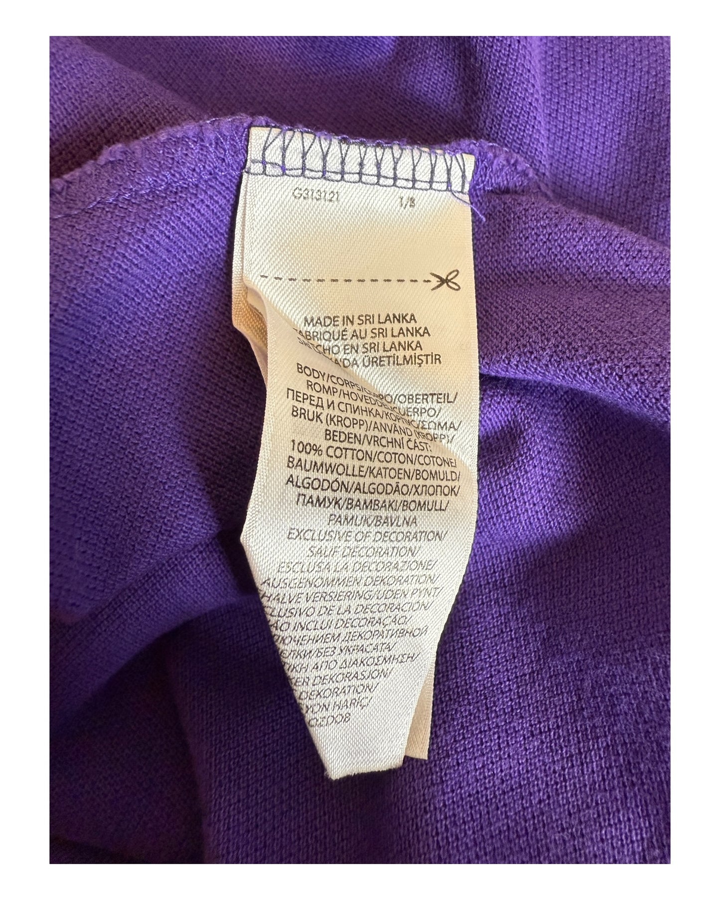 Polo Ralph Lauren Poloshirt violett Größe L