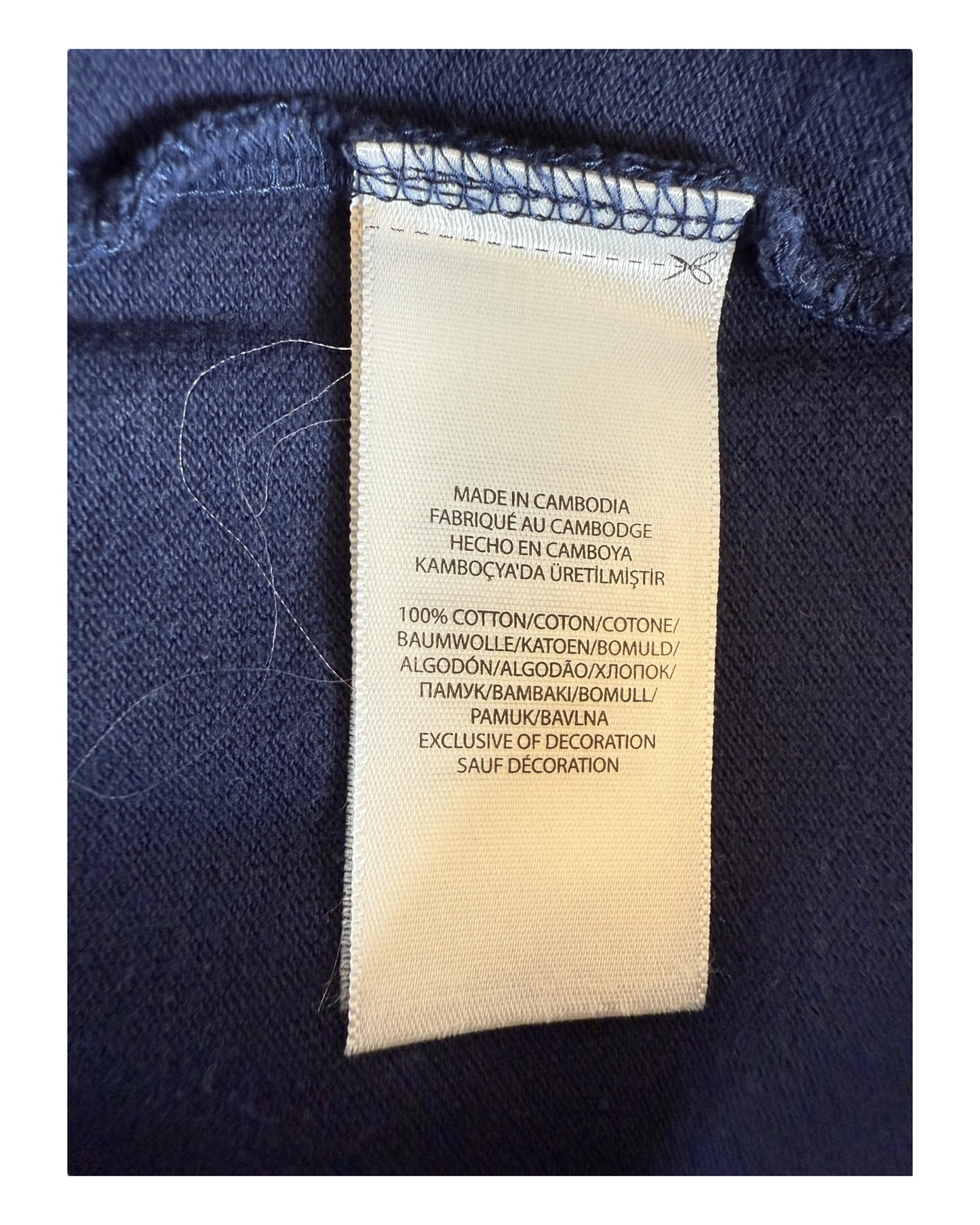 Polo Ralph Lauren langärmliges Poloshirt marineblau Größe M