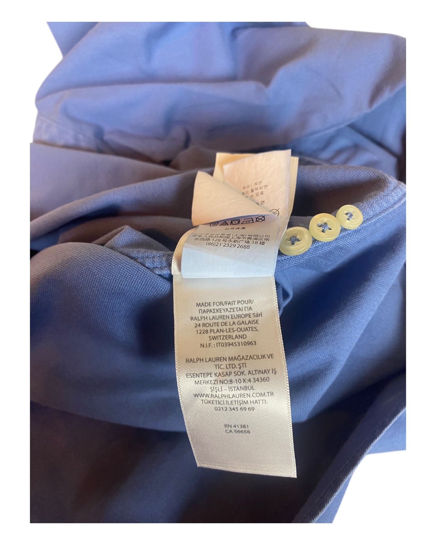 Polo Ralph Lauren shirt blue size L