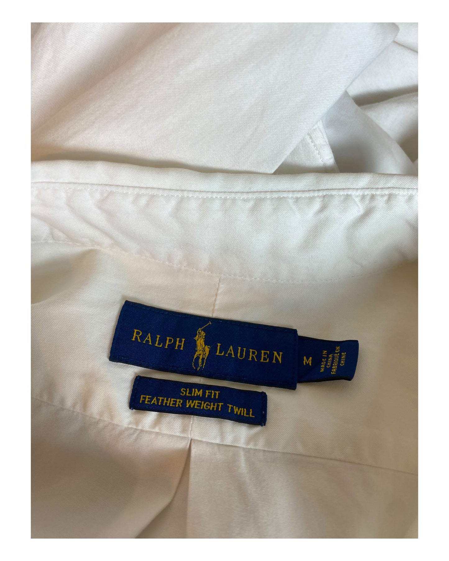 Polo Ralph Lauren Hemd weiß Größe M