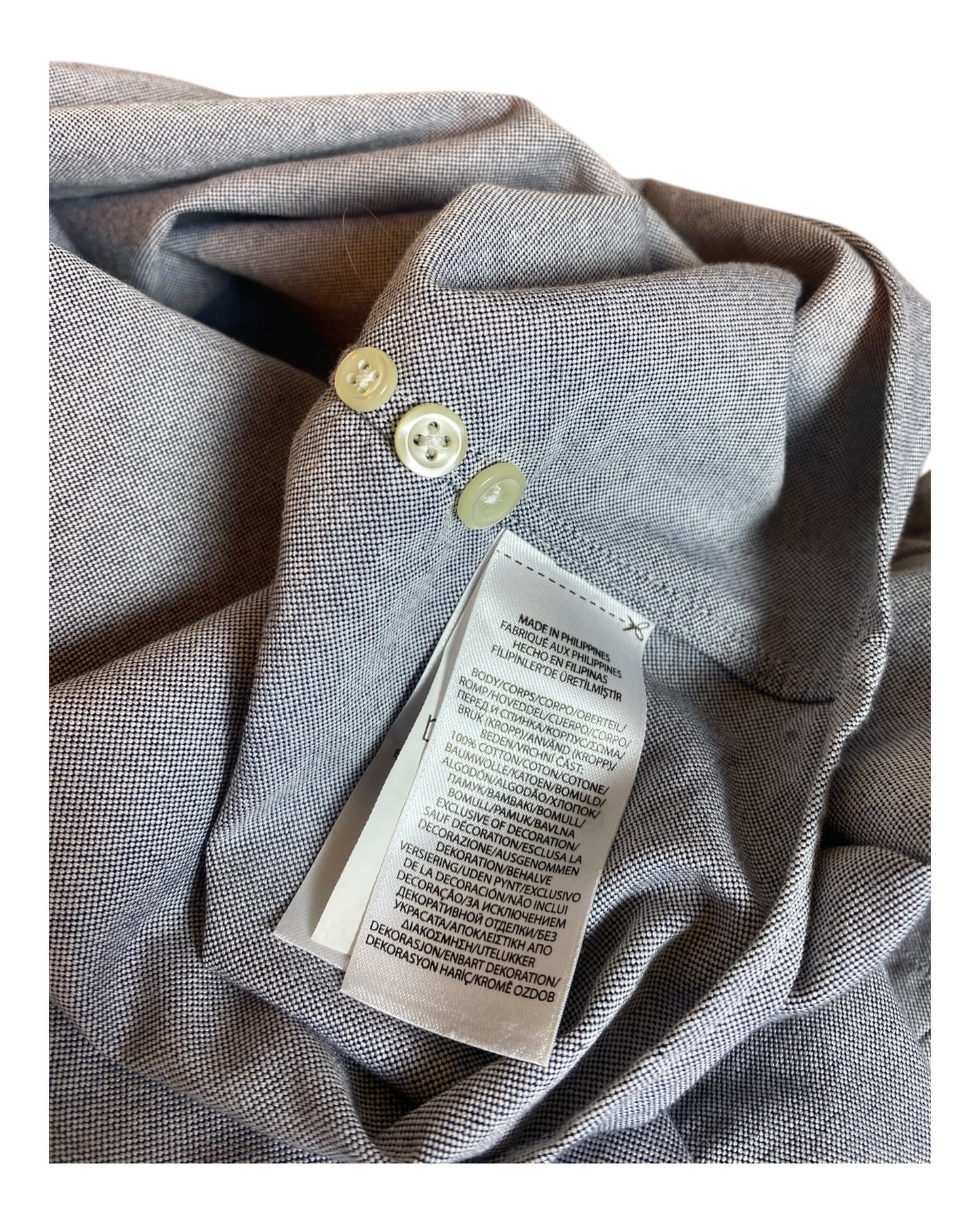 Polo Ralph Lauren Oxford shirt gray size L
