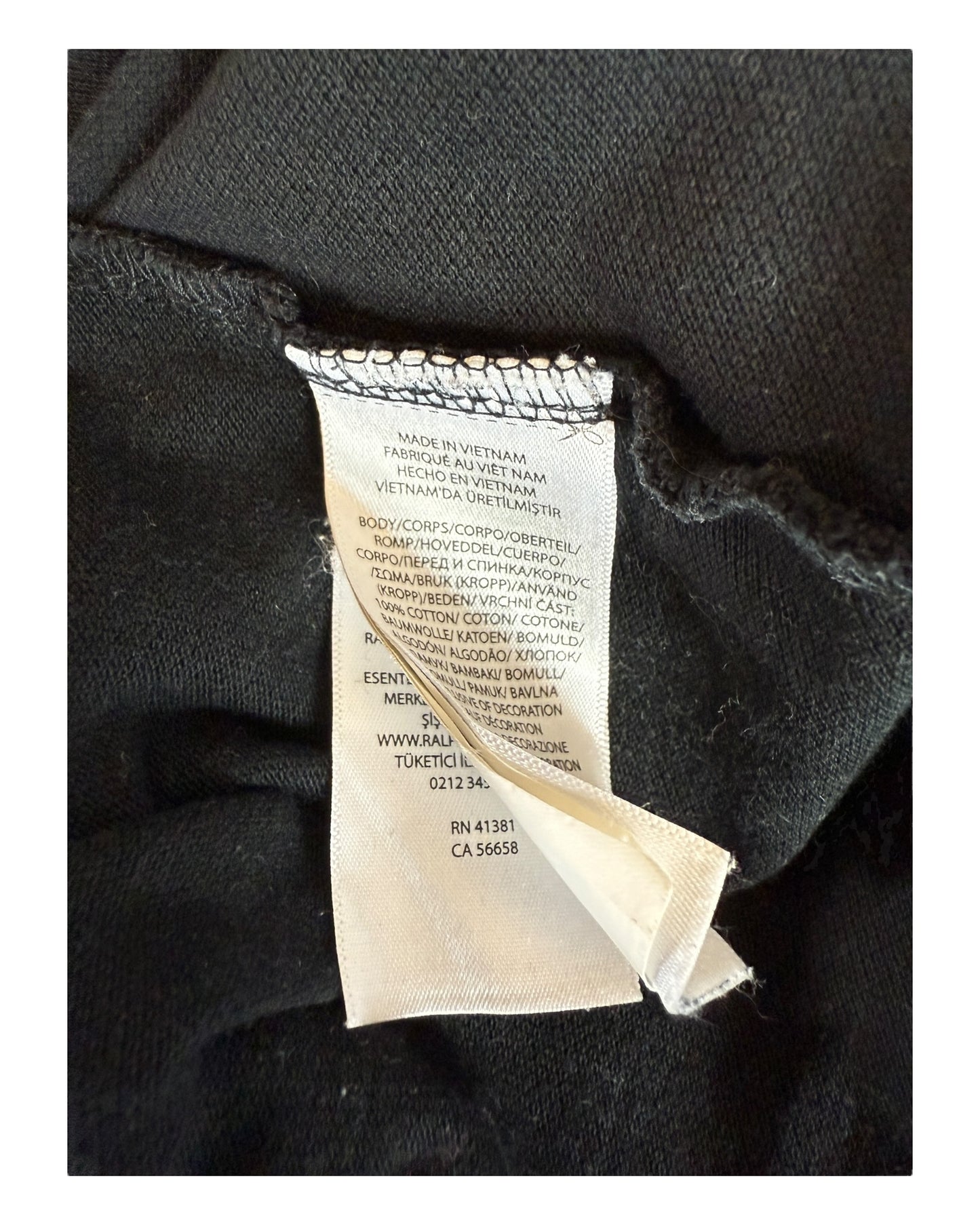 Polo Ralph Lauren Poloshirt schwarz Größe S