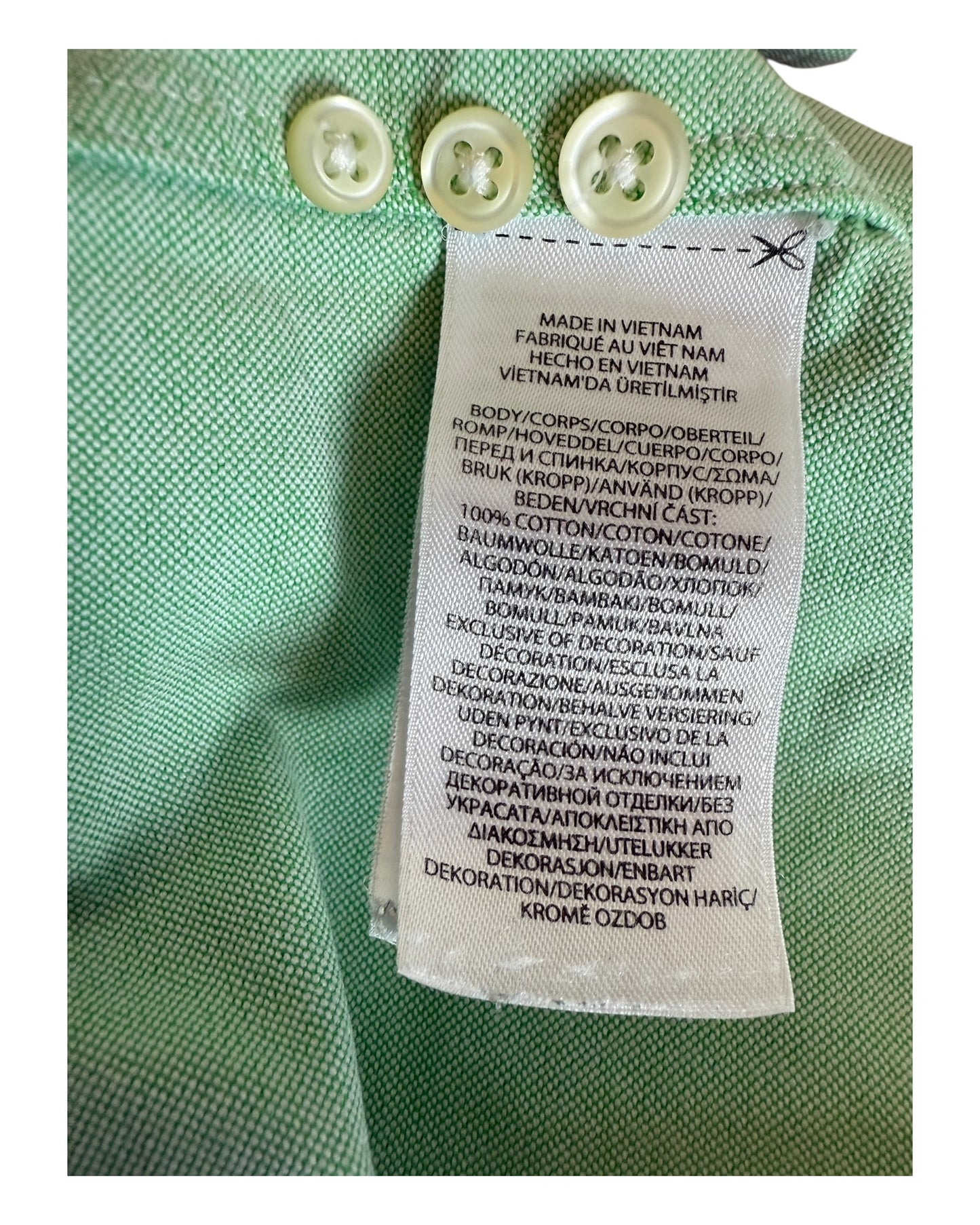 Polo Ralph Lauren Oxfordhemd grün Größe M