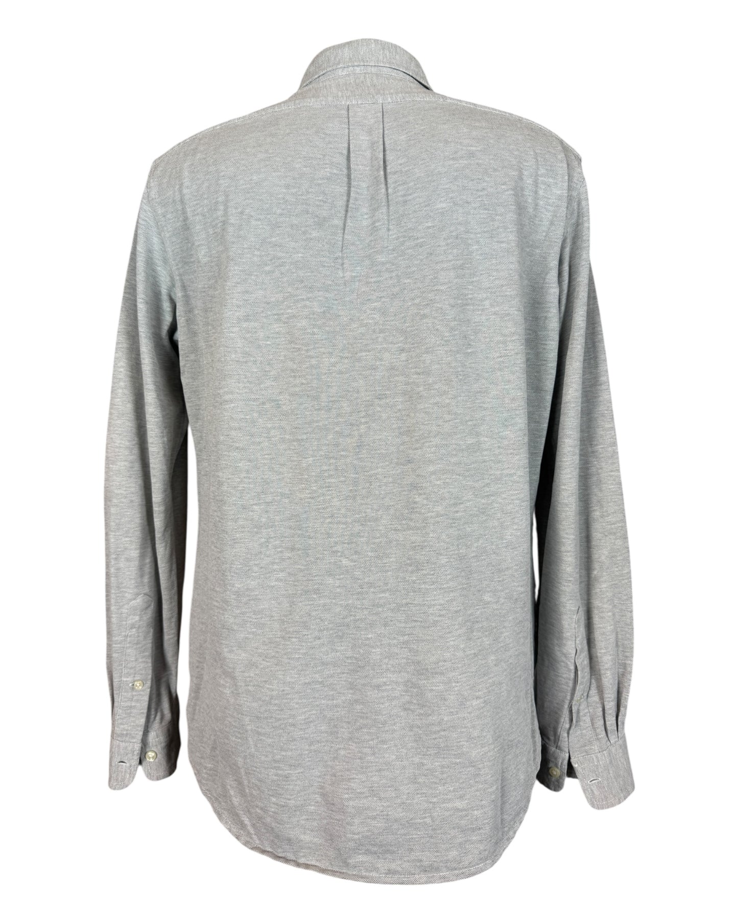 Polo Ralph Lauren Knit Oxfordhemd grau Größe L