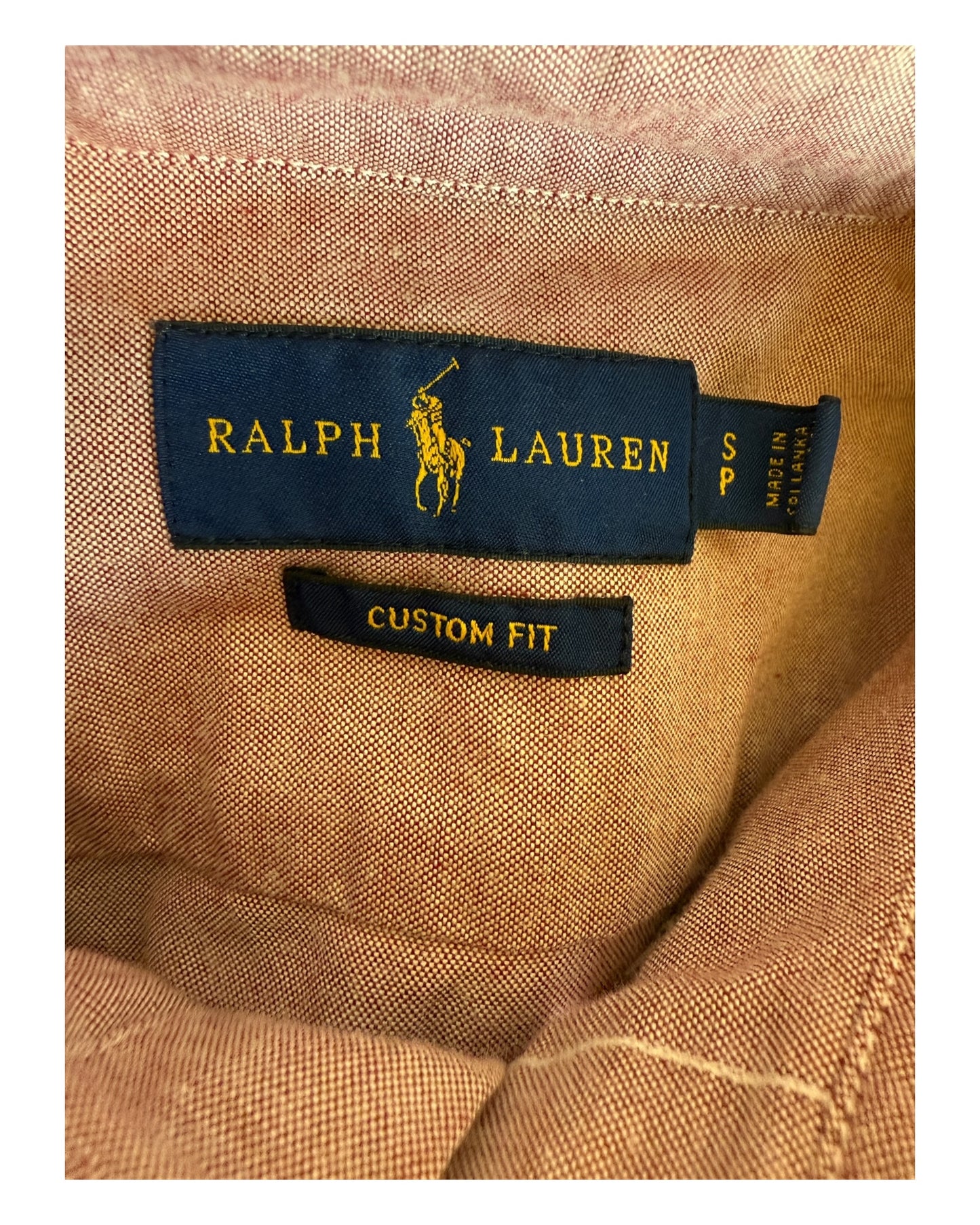 Polo Ralph Lauren Oxford Bluse rot Größe S