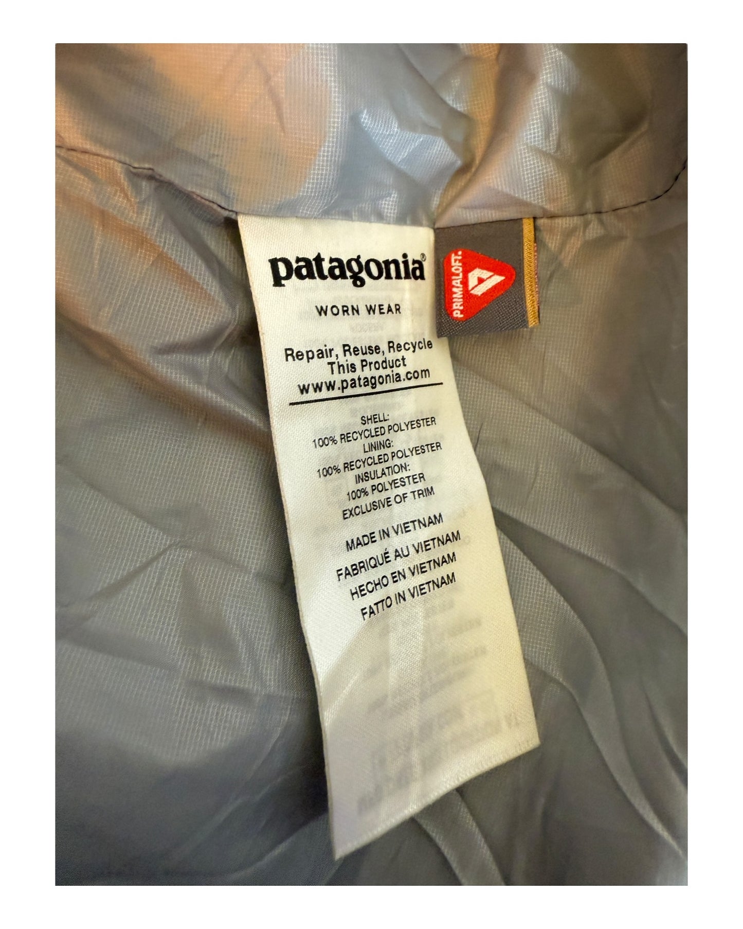 Patagonia Steppjacke grau Größe S