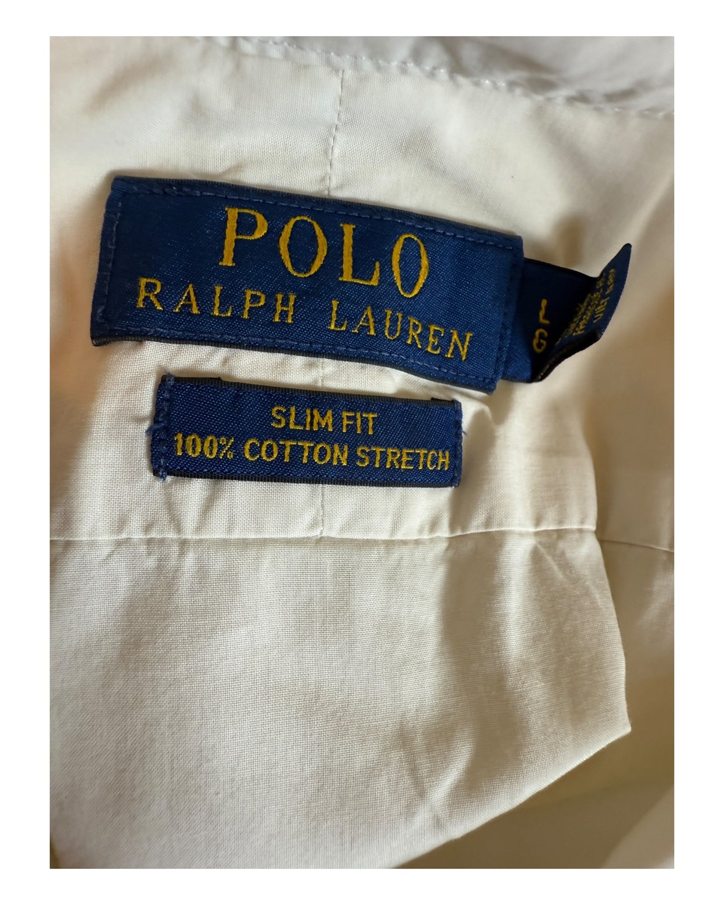 Polo Ralph Lauren Hemd weiß Größe L