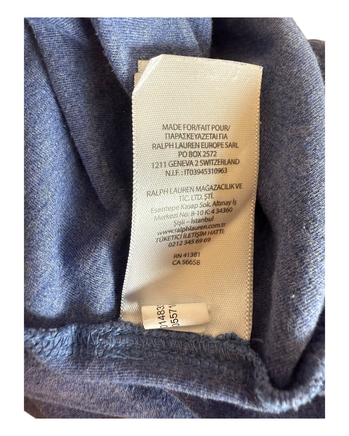 Polo Ralph Lauren Poloshirt blau Größe L