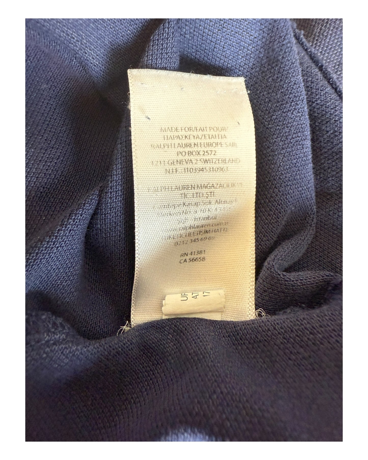 Polo Ralph Lauren Poloshirt marineblau Größe L