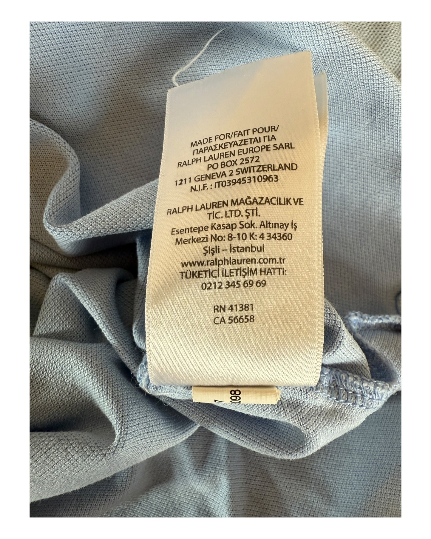 Polo Ralph Lauren Poloshirt hellblau Größe M
