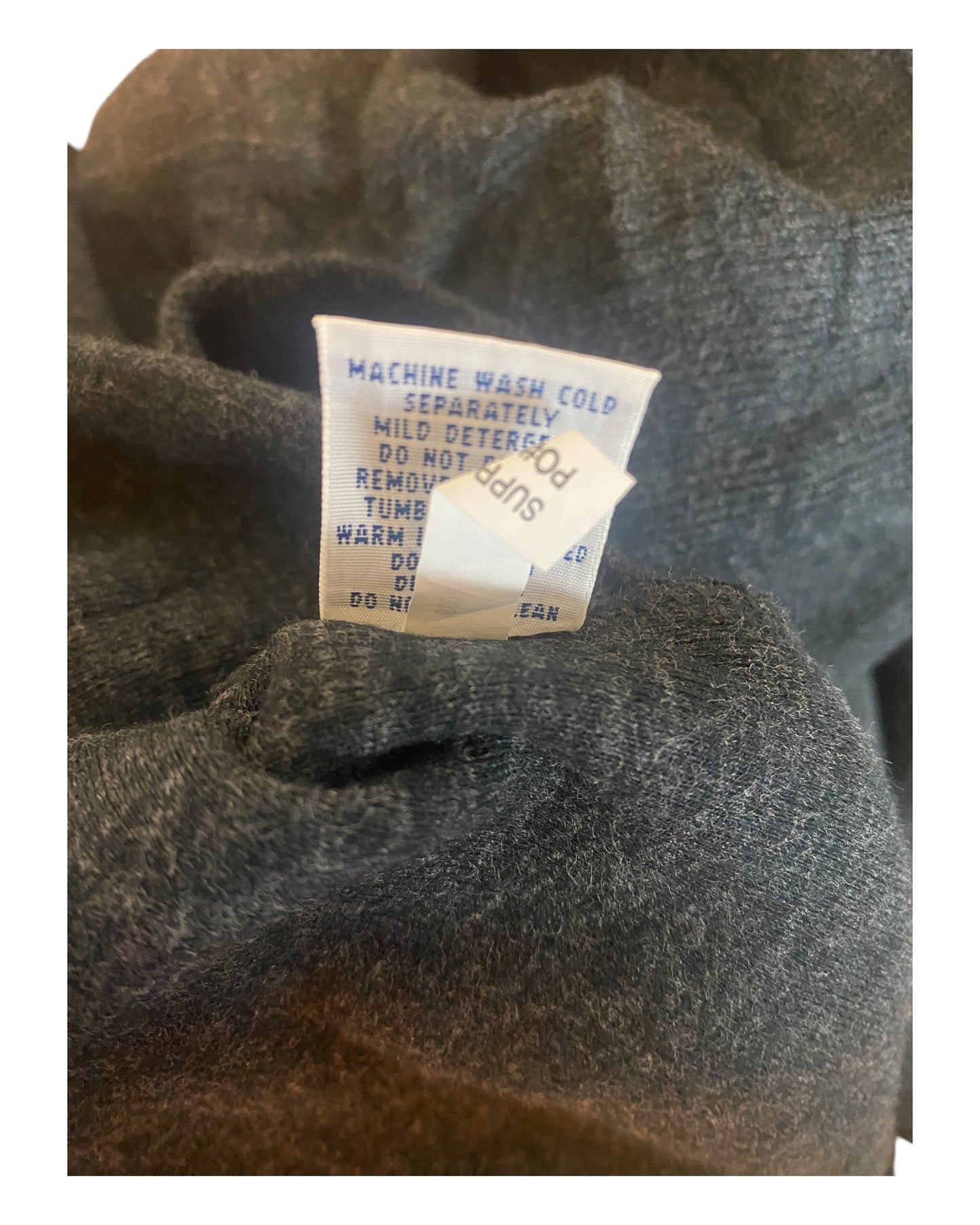 Polo Ralph Lauren Half Zip Pullover schwarz meliert Größe L/XL