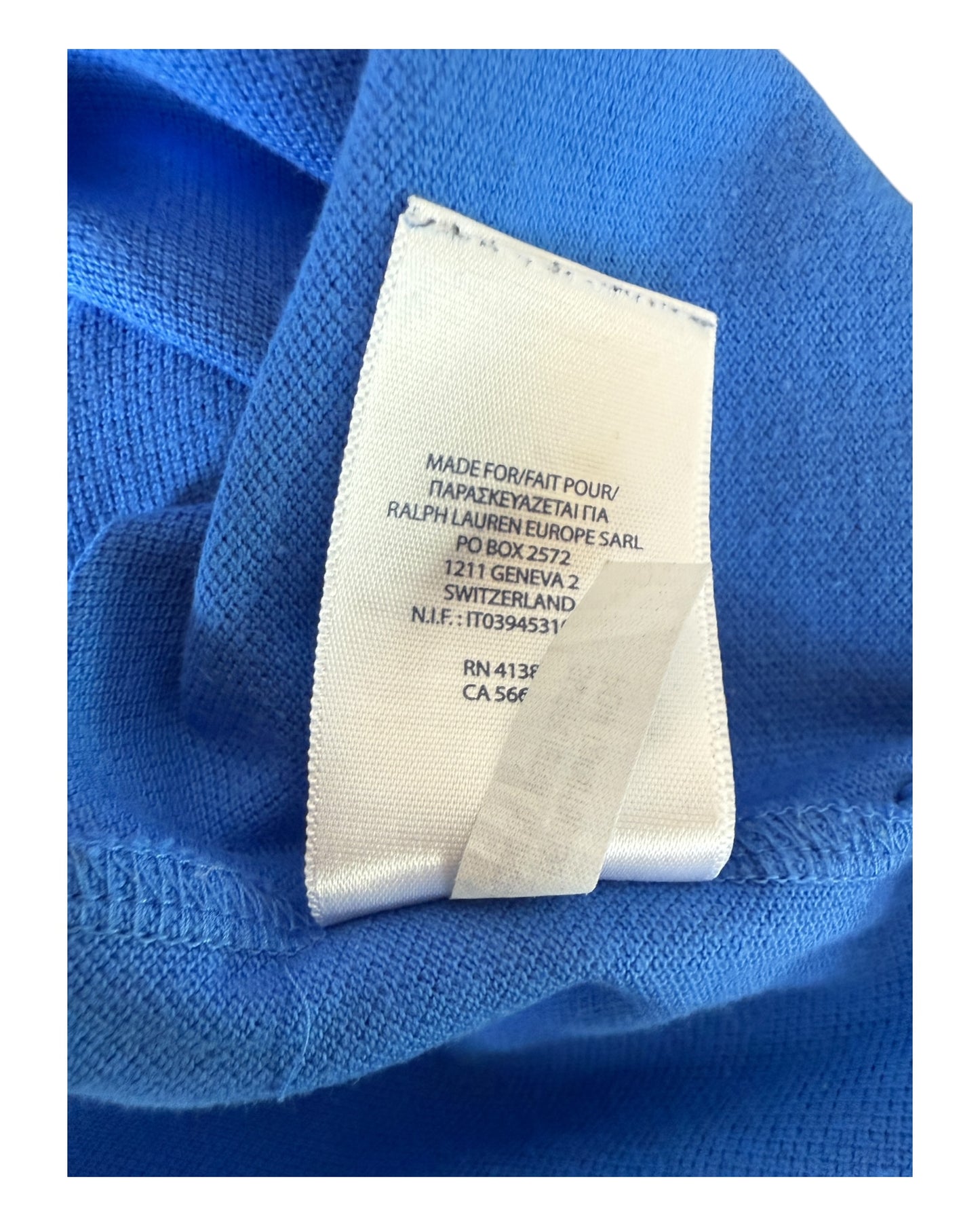 Polo Ralph Lauren Poloshirt blau Größe M