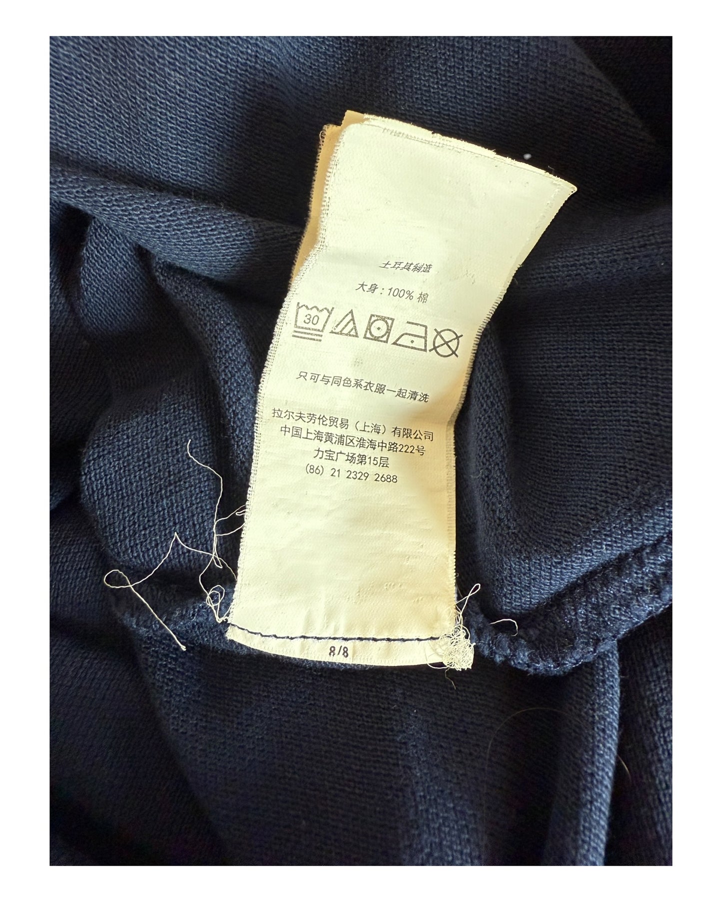 Polo Ralph Lauren Poloshirt marineblau Größe L