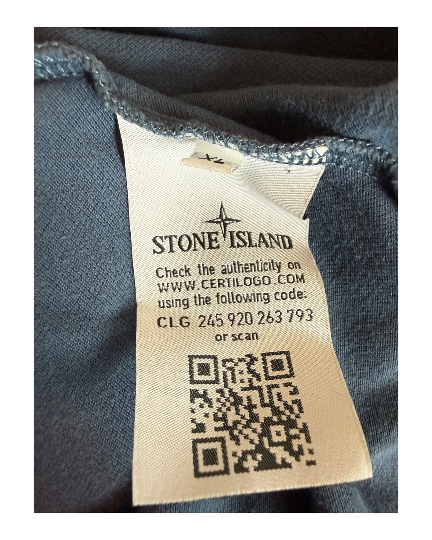 Stone Island Poloshirt blau Größe XL