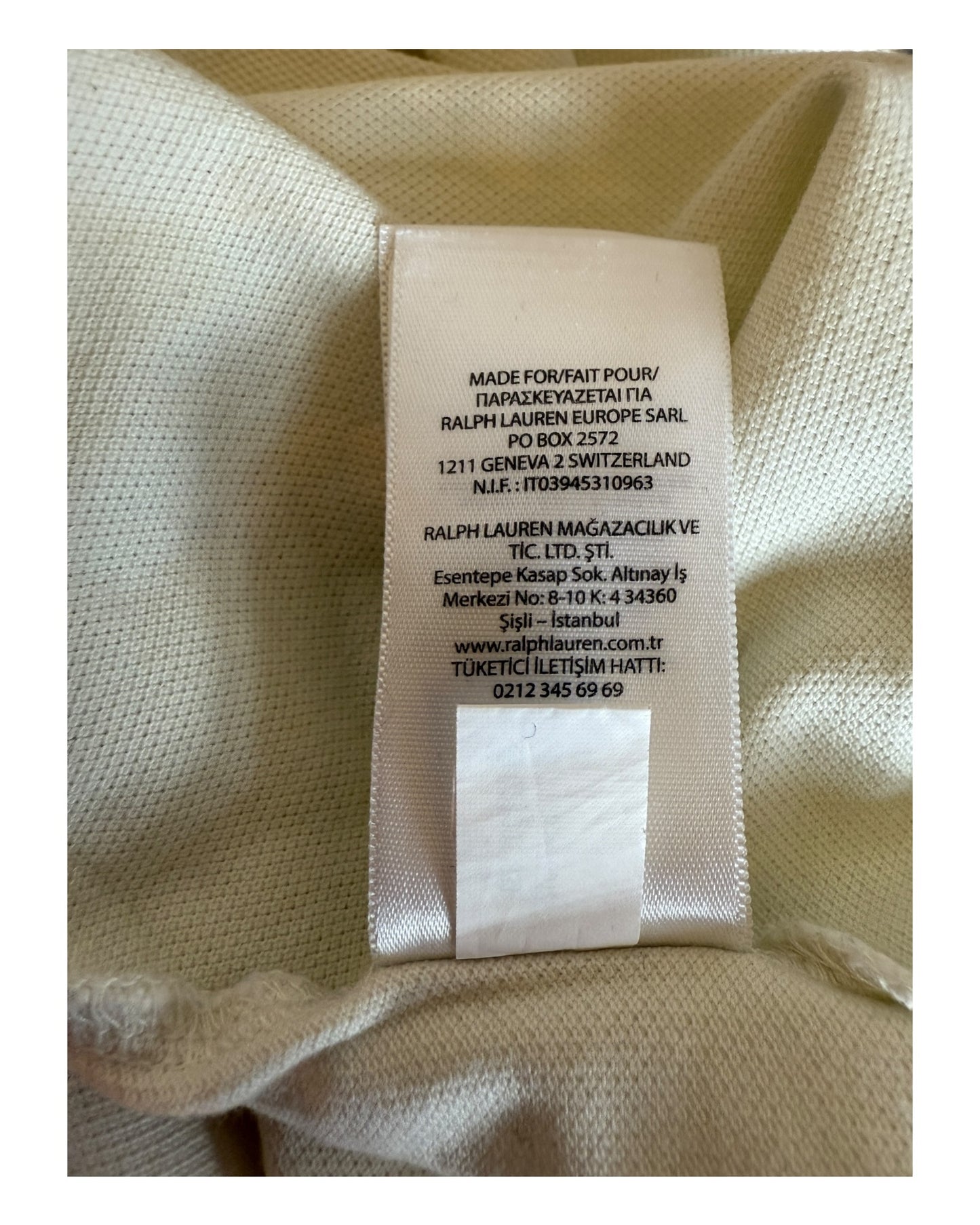 Polo Ralph Lauren Poloshirt weiß Größe L