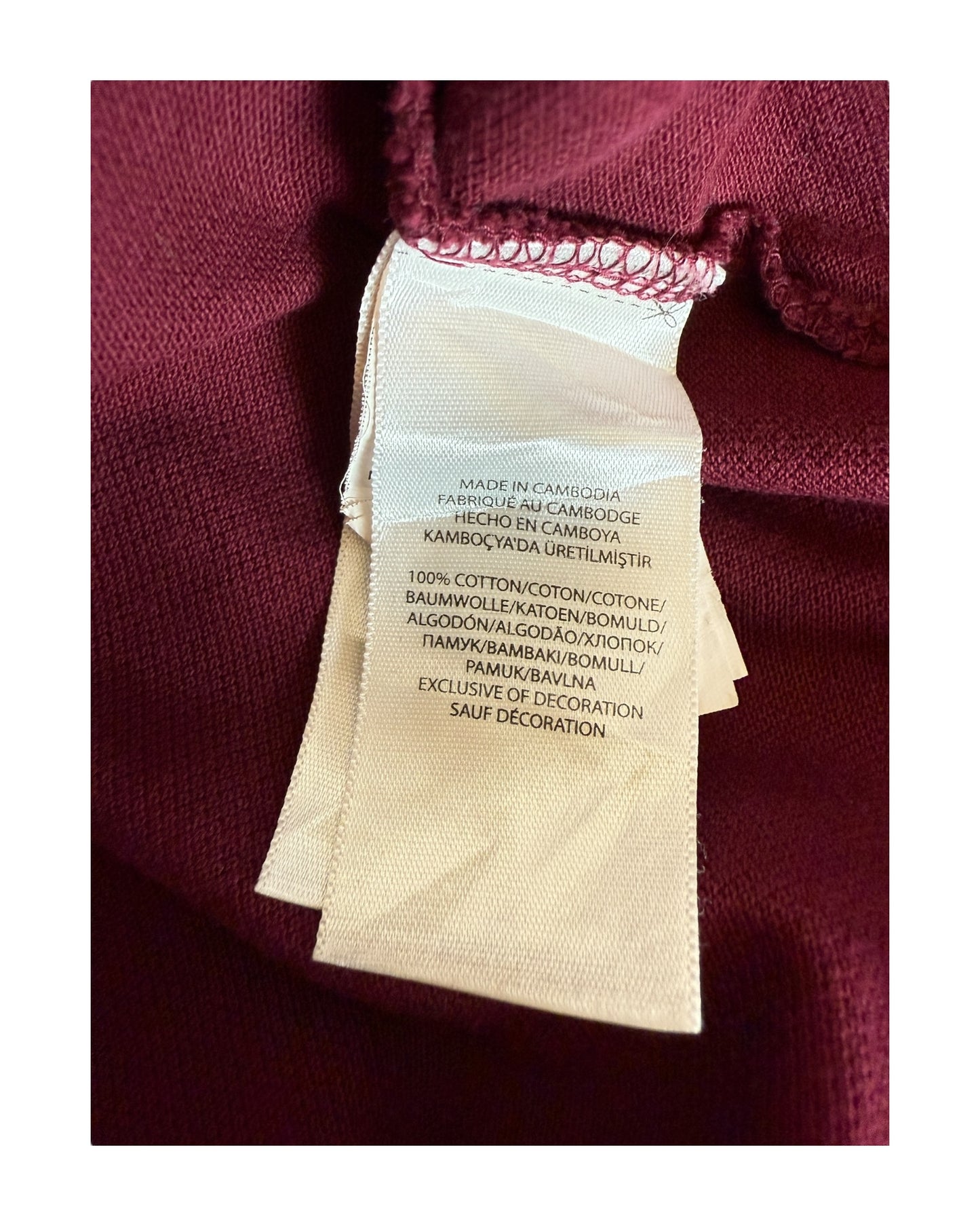 Polo Ralph Lauren Poloshirt bordeauxrot Größe M