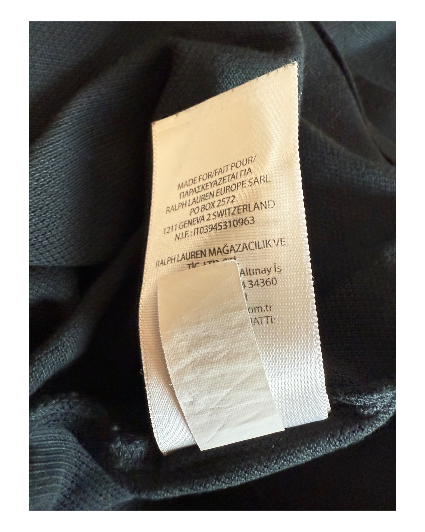 Polo Ralph Lauren Poloshirt schwarz Größe M