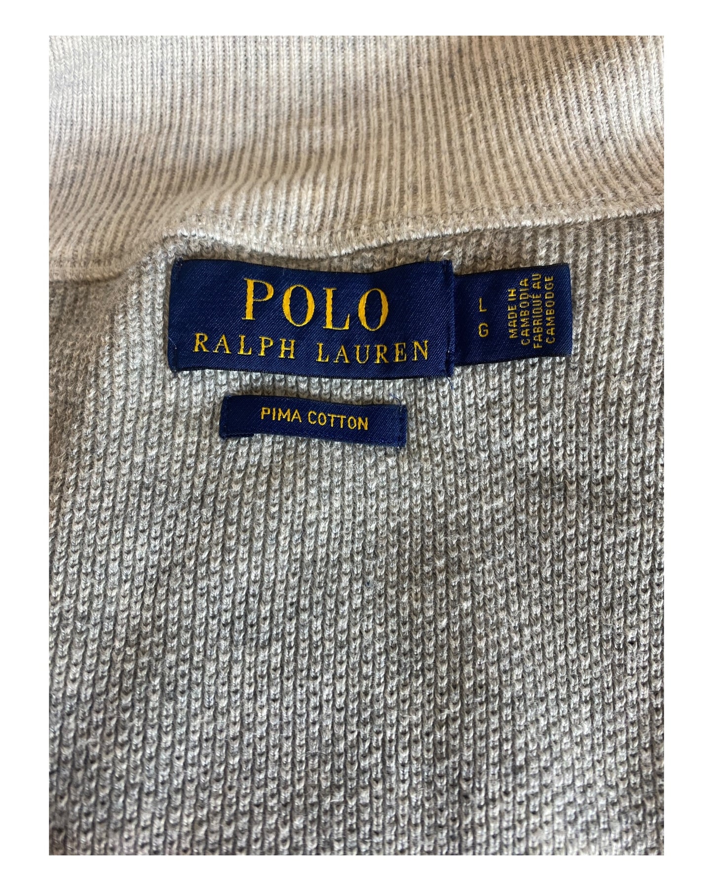 Polo Ralph Lauren Strickjacke grau Größe L
