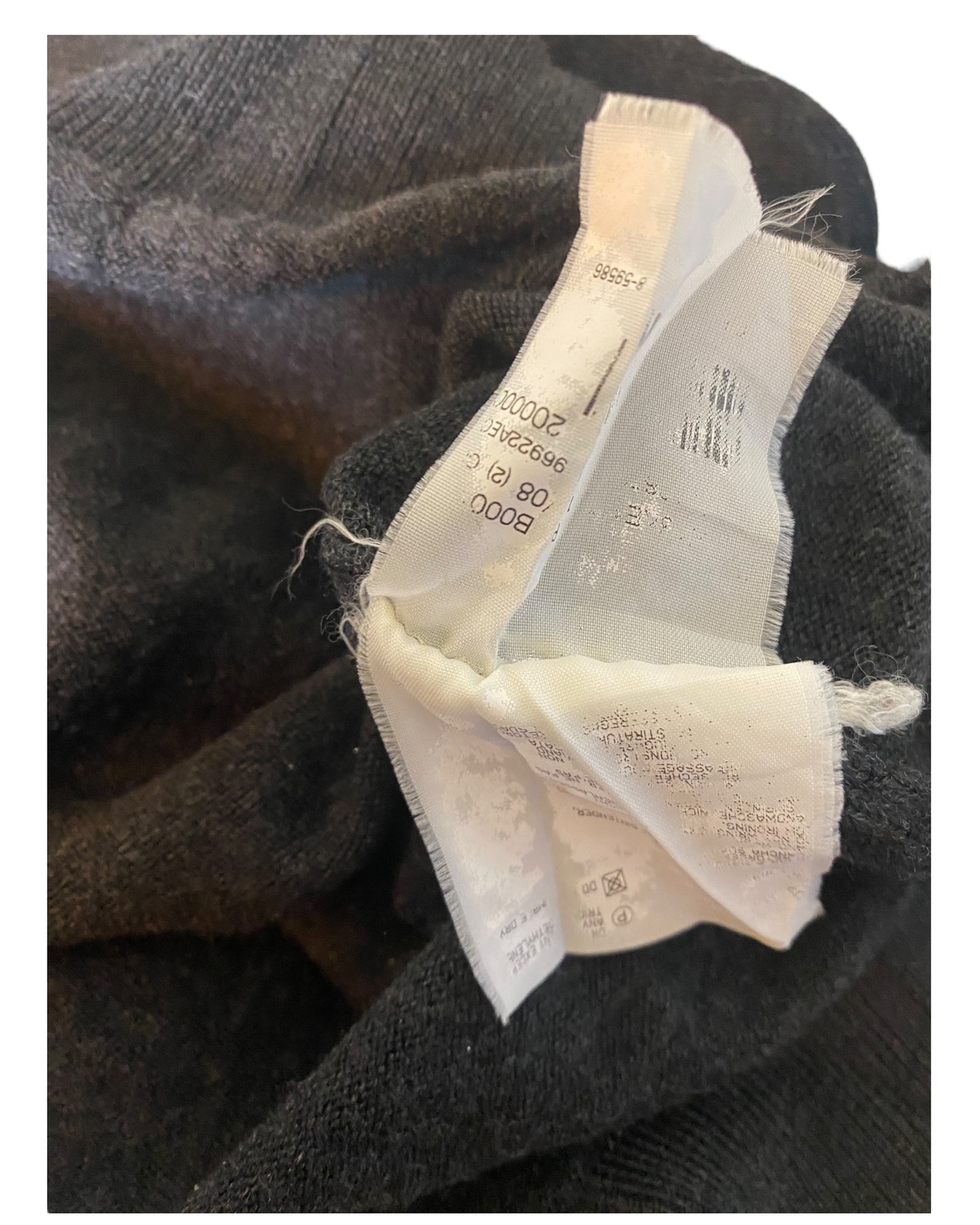 Burberry Pullover schwarz meliert Größe L