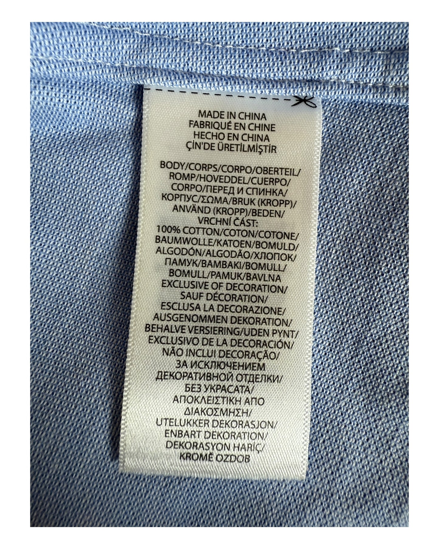 Polo Ralph Lauren Knit Oxford Bluse hellblau Größe M