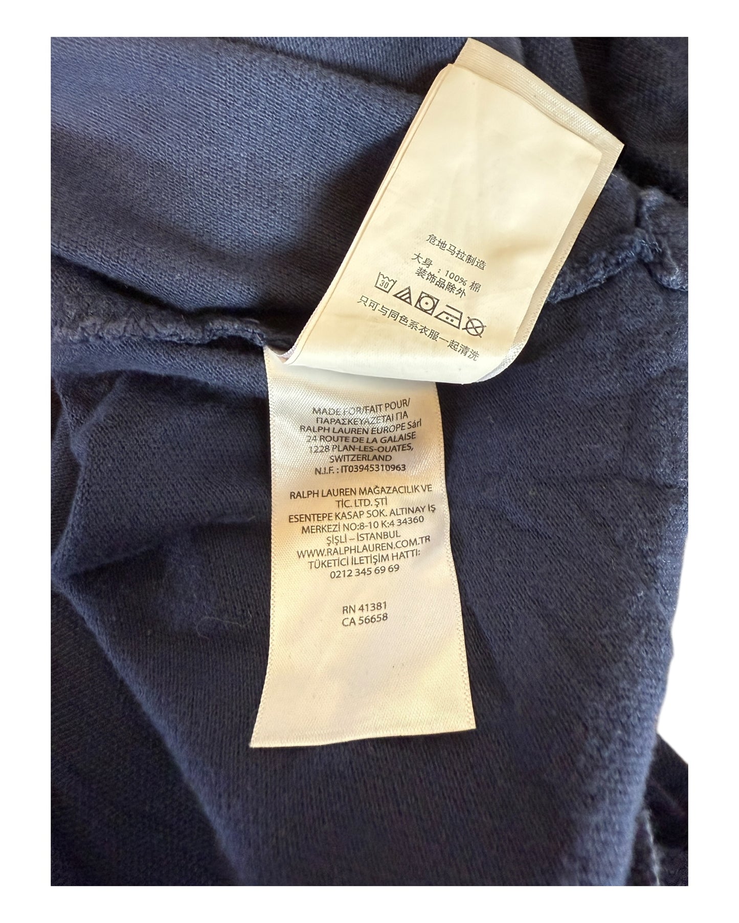 Polo Ralph Lauren Poloshirt marineblau Größe XL