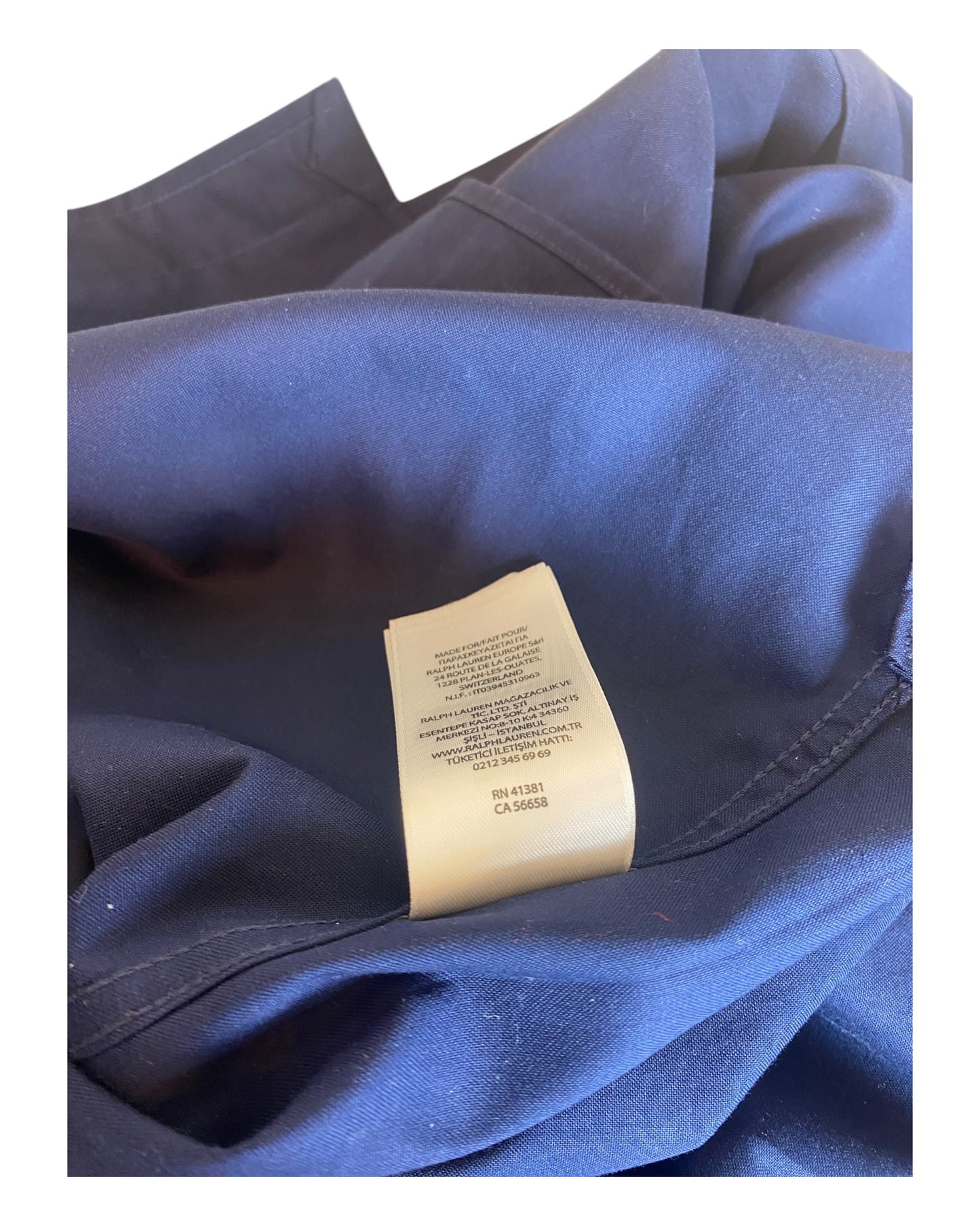 Polo Ralph Lauren Hemd marineblau Größe M